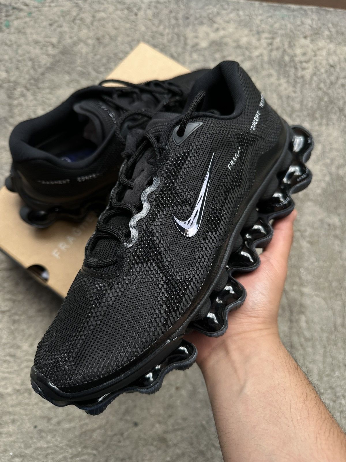 Fragment Design × Nike Nike Air Liquid Max Fragment Black Size US 10 / EU 43 - 1 Thumbnail