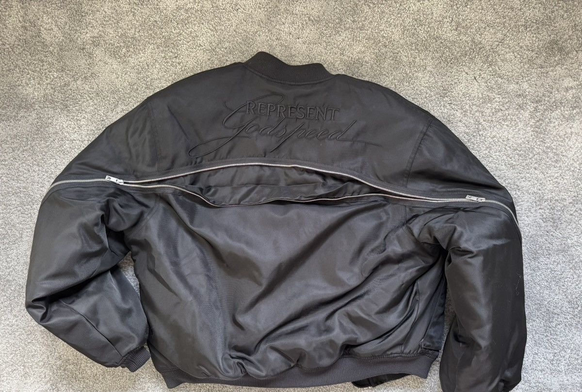 Represent GodSpeed Black Bomber Jacket - Latest Collection