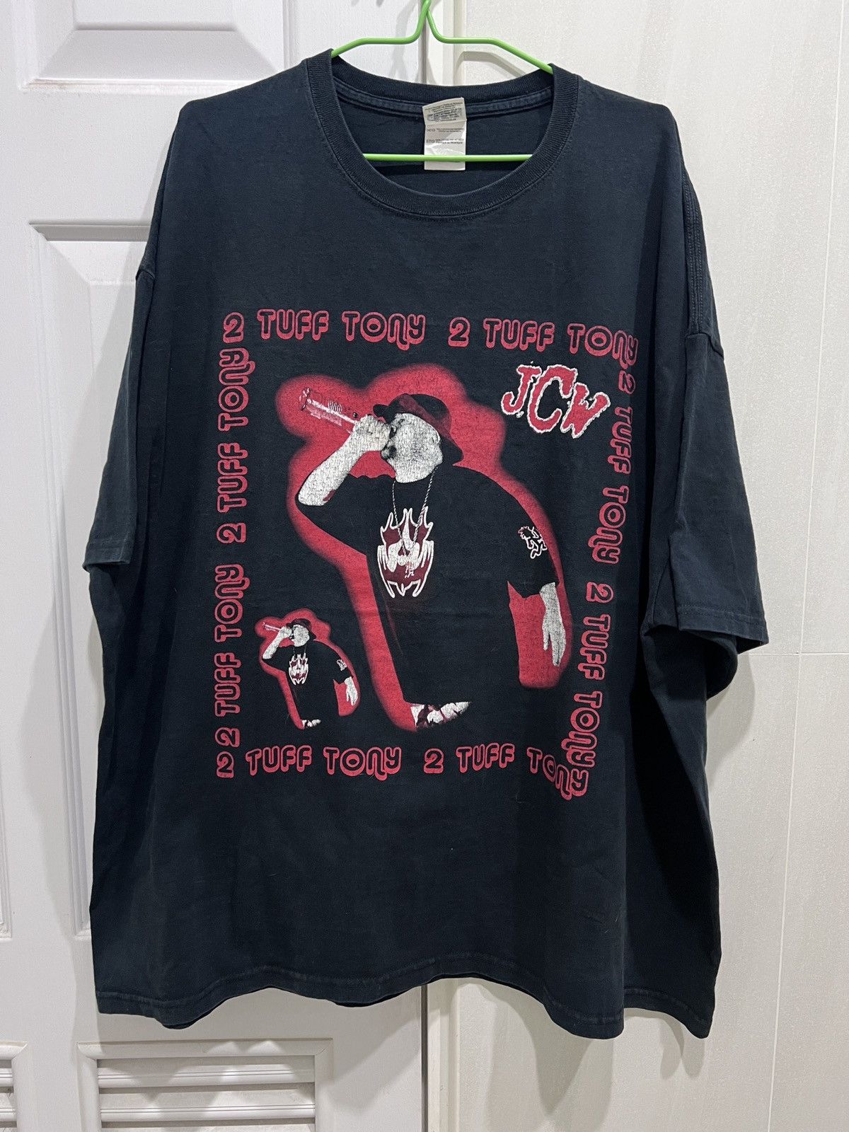 Rap Tees Vintage Y2K 2 Tuff Tony JCW Wrestling Tee 3XL Oversized Size US XXL / EU 58 / 5 - 2 Thumbnail