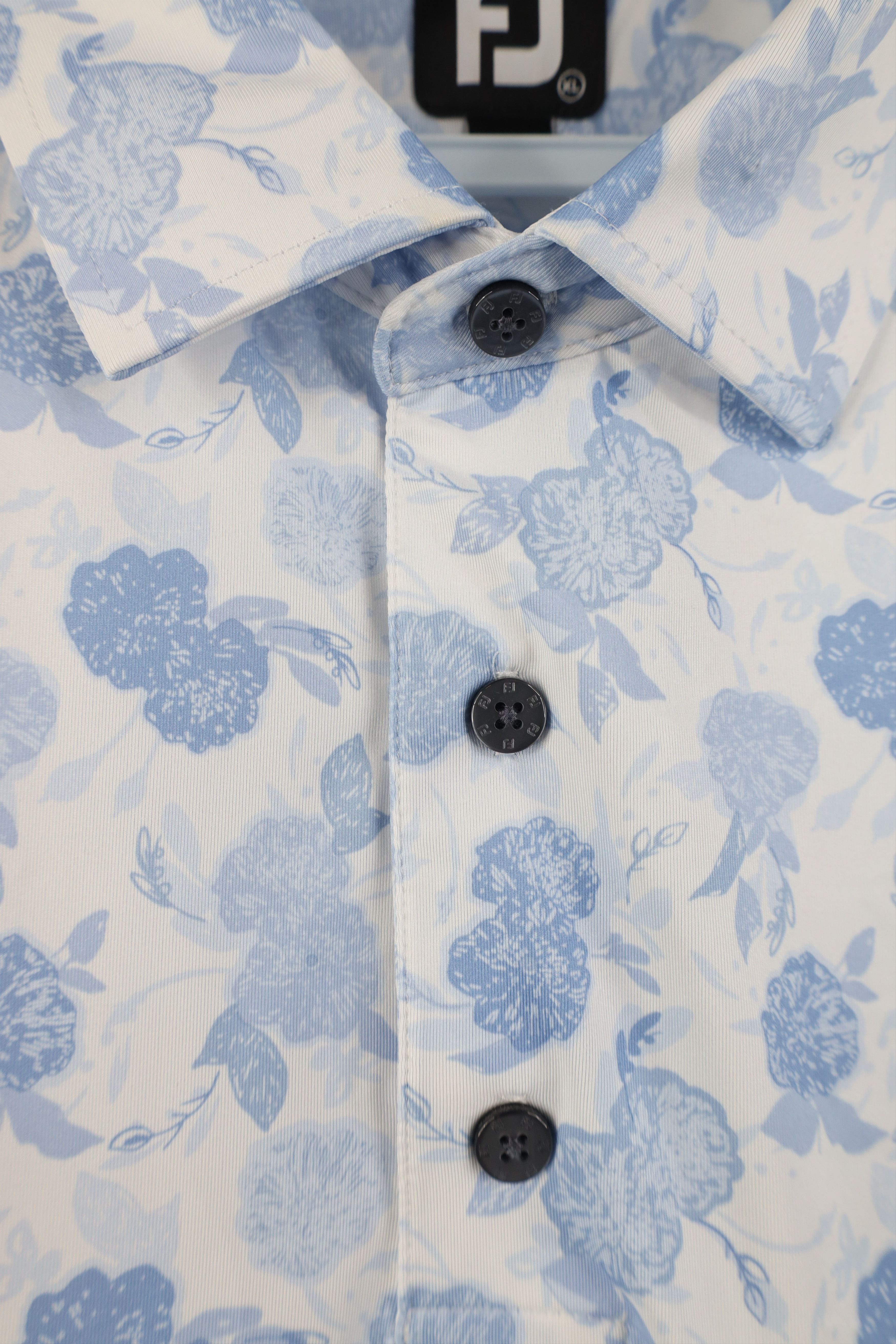 Footjoy FootJoy Flower All Over Print Collared Golf Polo Shirt Size US XL / EU 56 / 4 - 7 Thumbnail