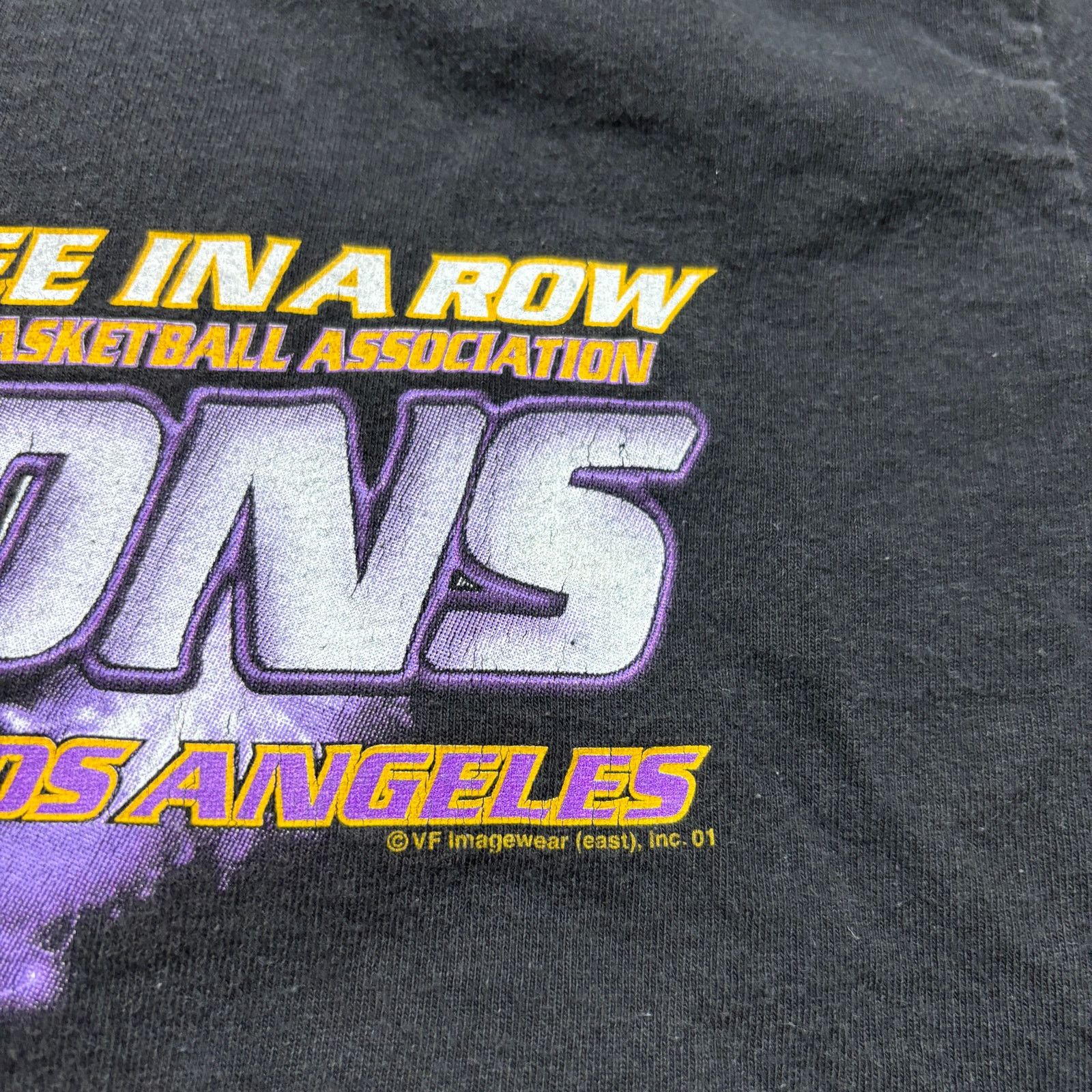 Delta × Vintage Rare Vintage 2002 NBA Finals 2002 Lakers T Shirt Men's Large Size US L / EU 52-54 / 3 - 3 Thumbnail