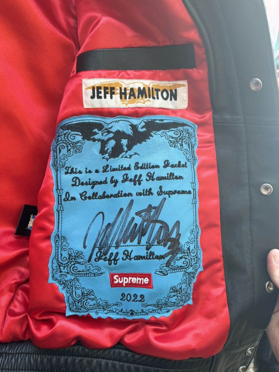 Supreme Supreme x Jeff Hamilton Ridge Street Jacket – Size L Size US L / EU 52-54 / 3 - 6 Thumbnail