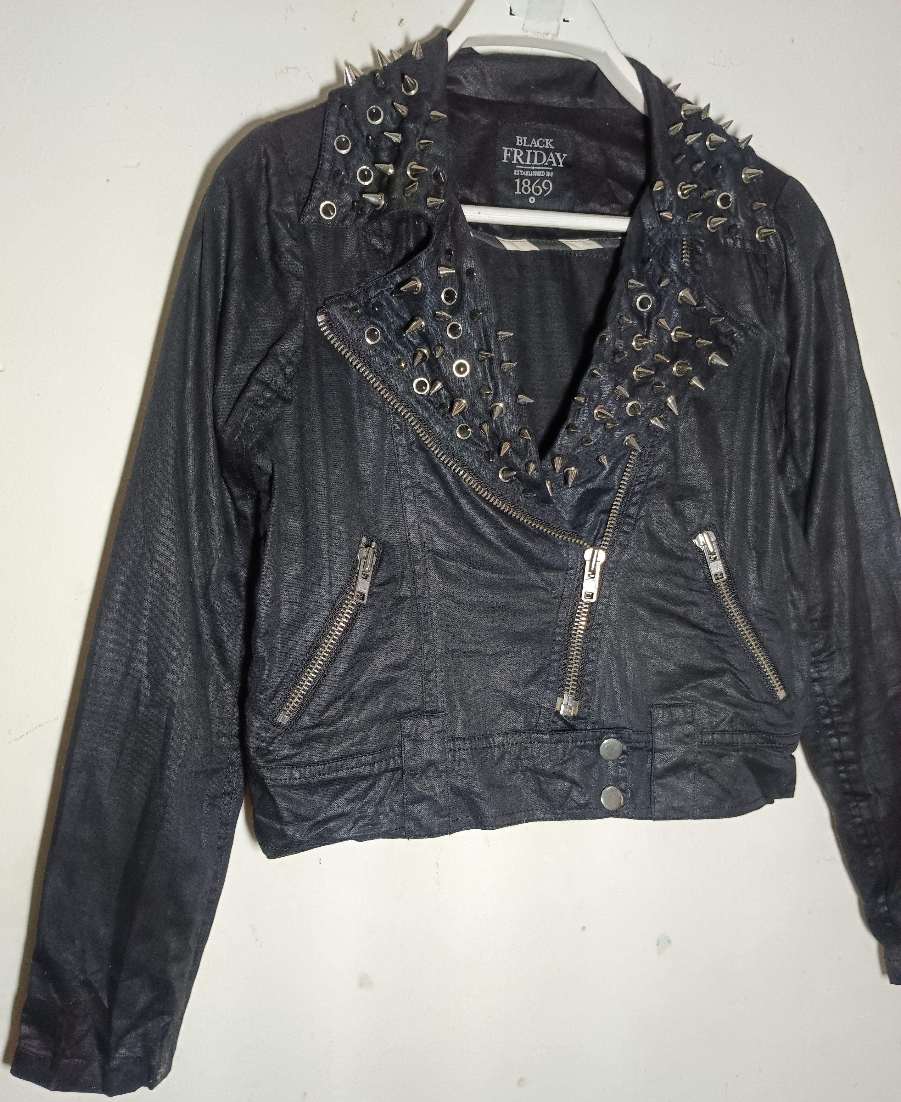 14th Addiction × If Six Was Nine × KMRii Vintage Black Friday studded jacket Size US L / EU 52-54 / 3 - 3 Thumbnail