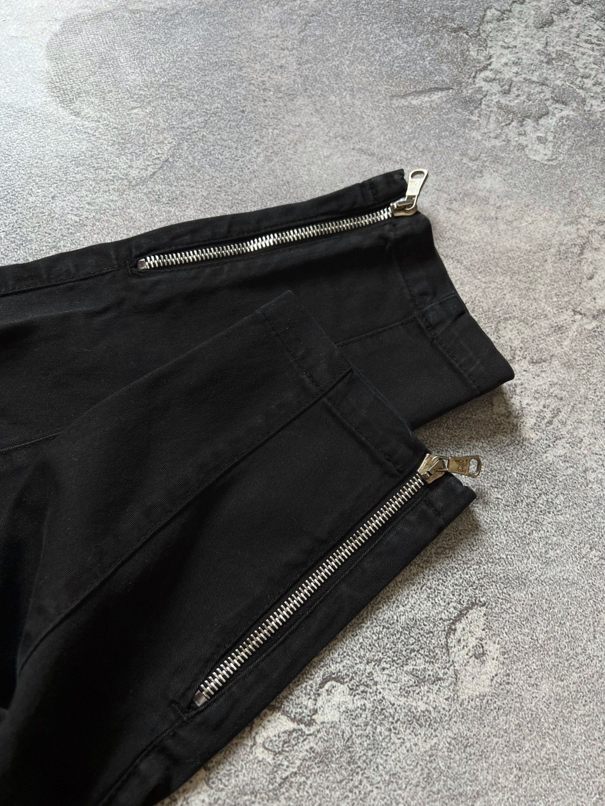 Pierre Balmain Pierre Balmain Womens Black Skinny Moto Denim Jeans Pants 26 Size 27" / US 4 / IT 40 - 7 Thumbnail