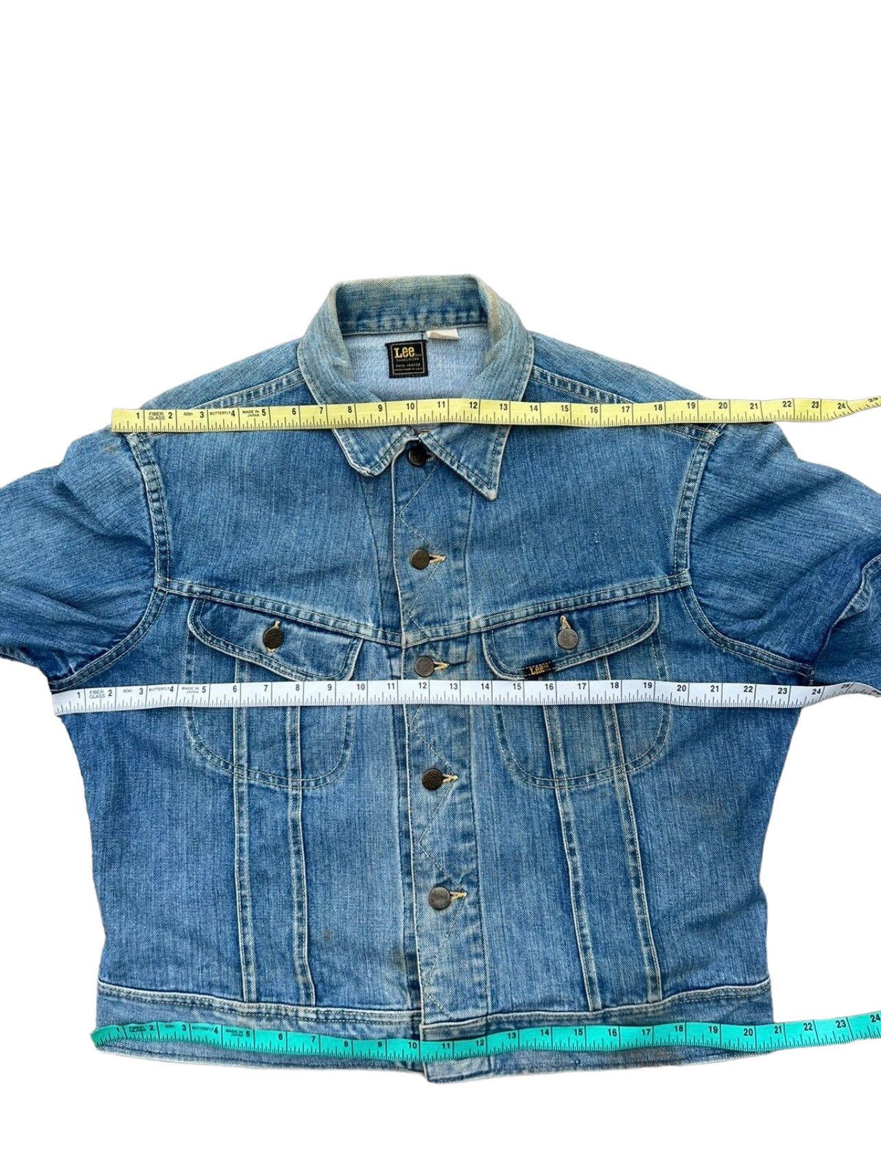 Lee Vintage 70s Lee Riders Union Made Dirty Mud Denim Jacket Size US L / EU 52-54 / 3 - 3 Thumbnail