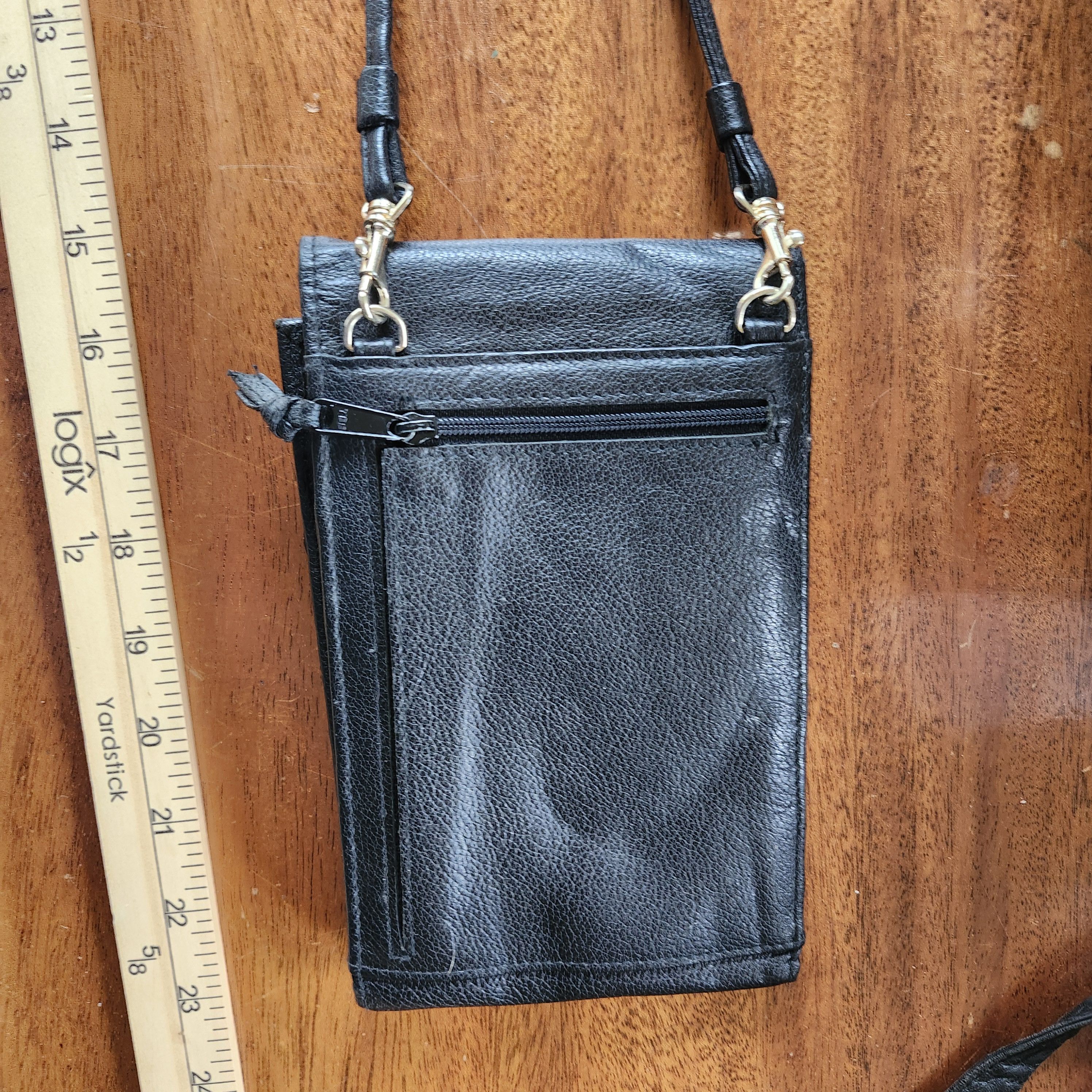 Liz Claiborne Liz Claiborne Black Faux Wallet Organizer Phone Pouch Size ONE SIZE - 8 Thumbnail