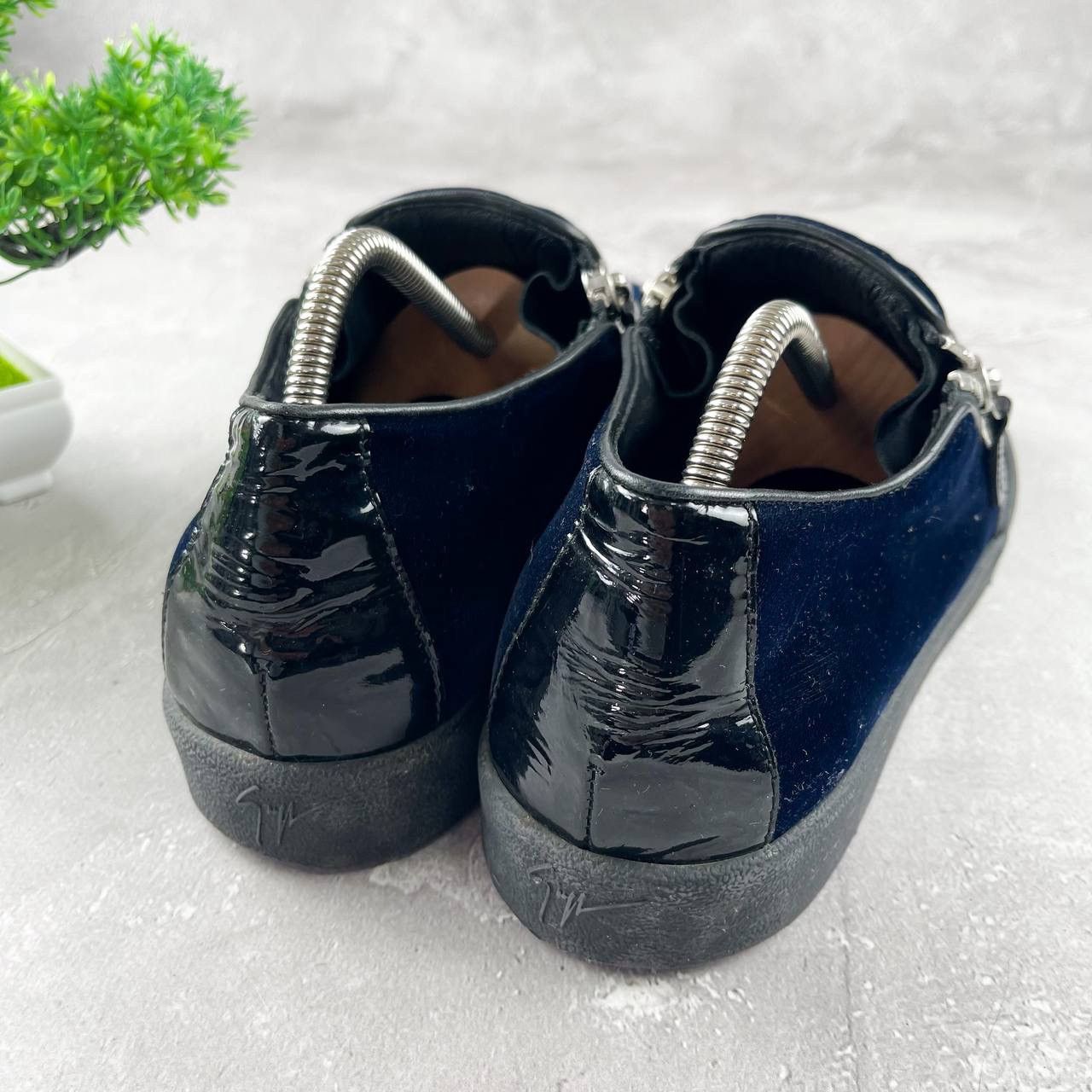 Giuseppe Zanotti Giuseppe Zanotti Mens Conley Navy Size US 10 / EU 43 - 4 Thumbnail