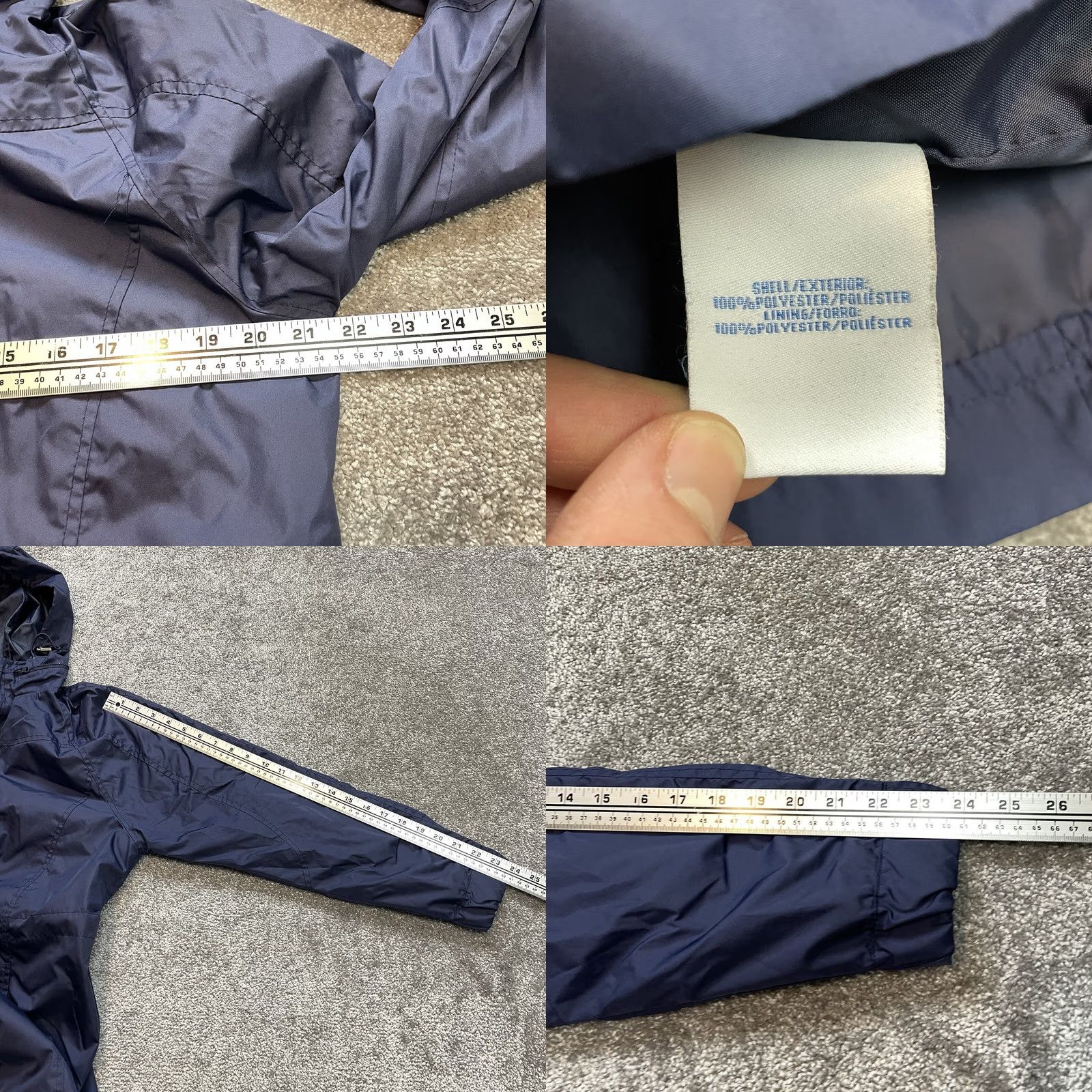 Vintage Bold Spirit Jacket Mens M Blue Hooded Zip Outdoor Windbreaker Jacket Size US M / EU 48-50 / 2 - 8 Thumbnail
