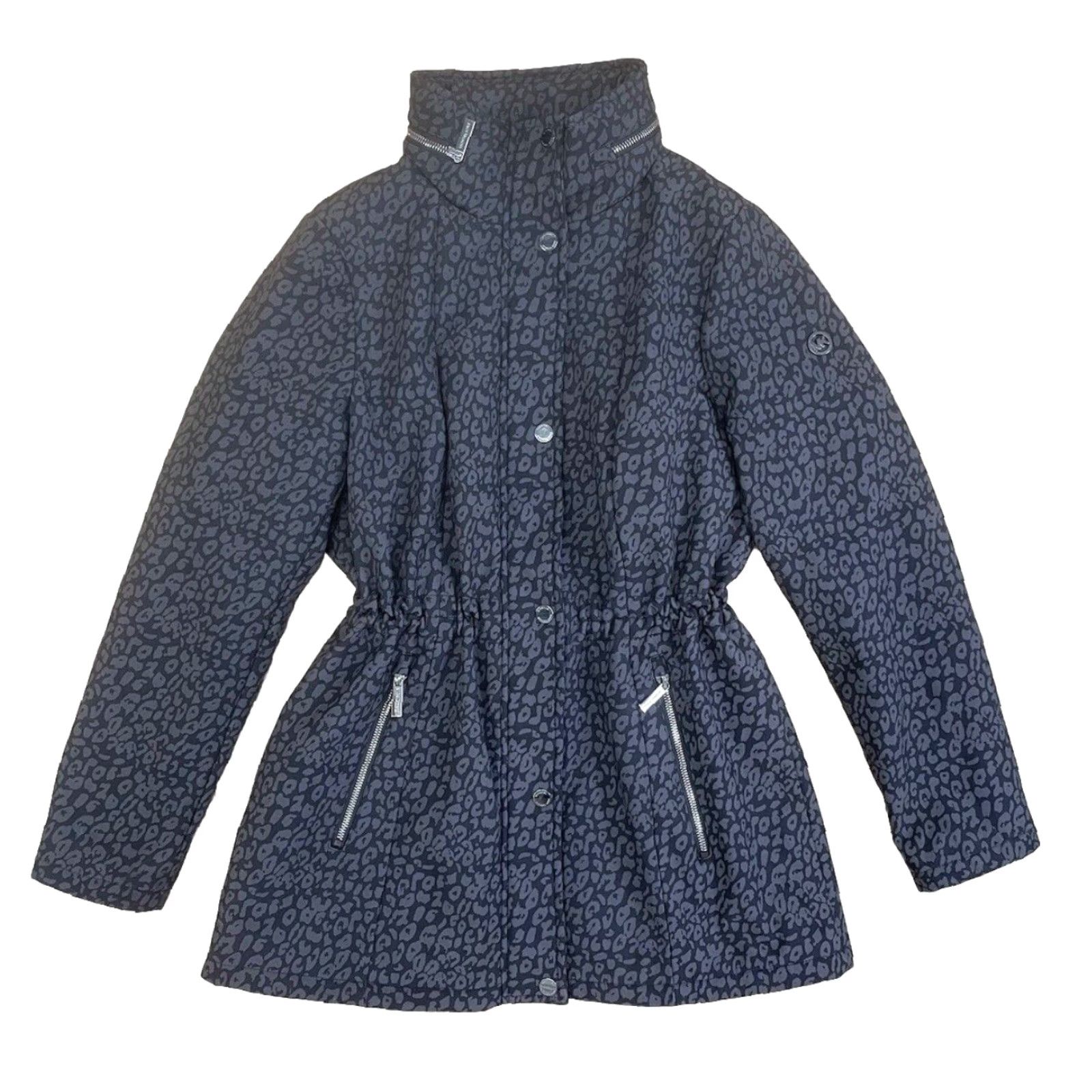 Michael Kors Michael Kors Jacket Coat Womens M Leopard Black Gray Winter Anorak Size M / US 6-8 / IT 42-44 - 4 Thumbnail