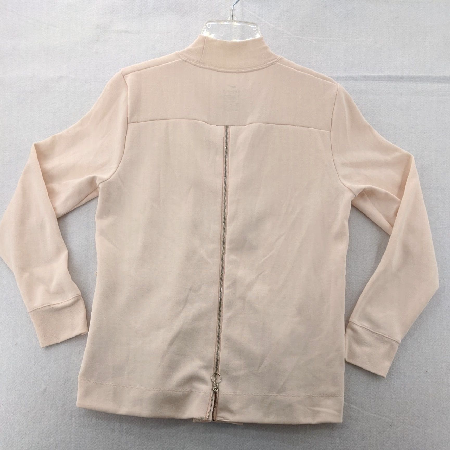 Nike Nike Dri-Fit Medium Back Zip Women Loose Pullover UPF 40 Peach Size M / US 6-8 / IT 42-44 - 2 Thumbnail