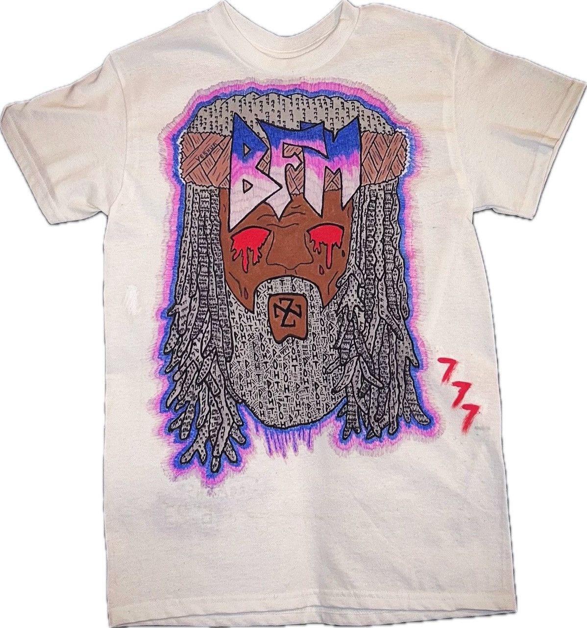 Designer × Vintage “BLOOD OF YESHUA” Graphic Tee Size US M / EU 48-50 / 2 - 1 Thumbnail