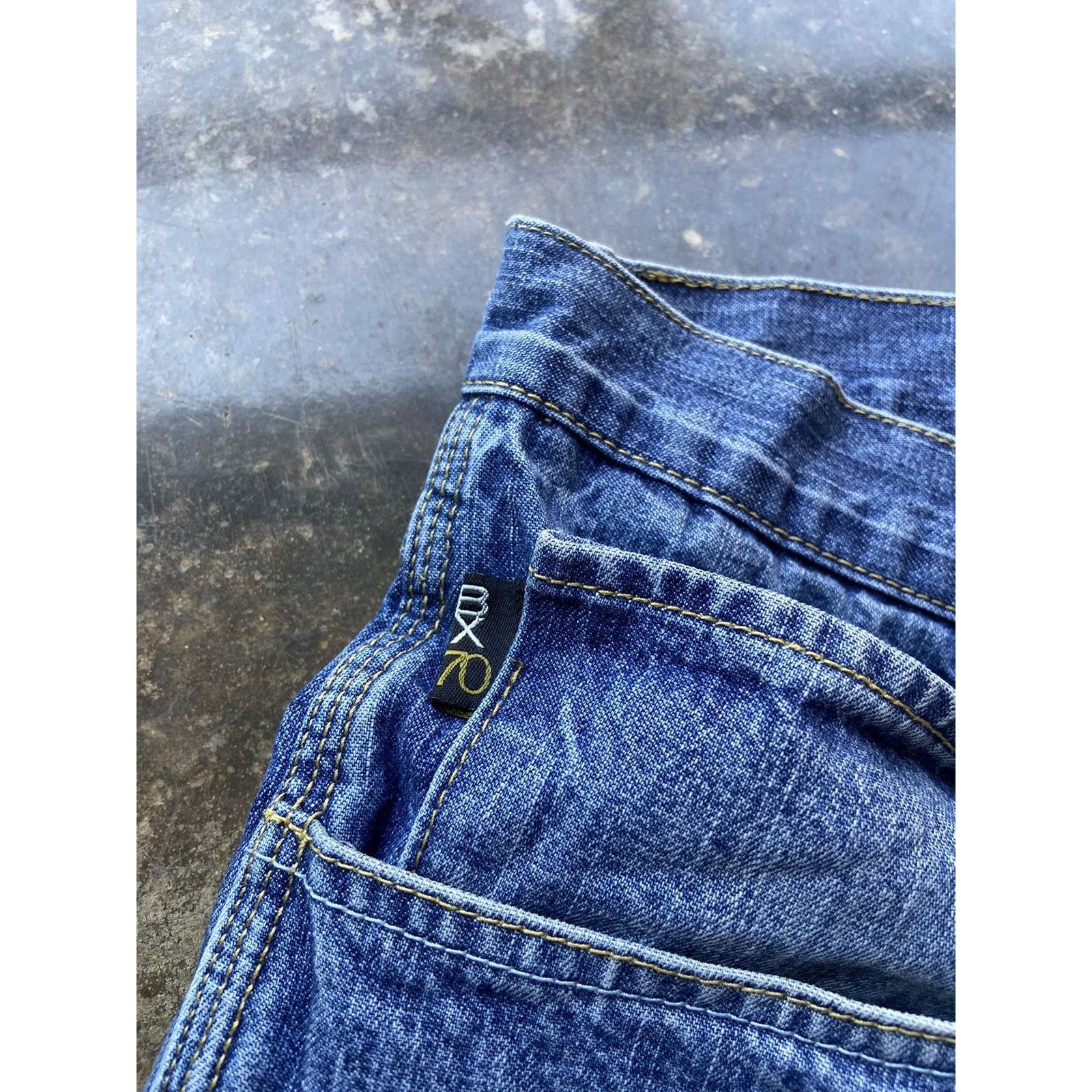 Brooklyn Xpress × JNCO × Vintage Crazy Vintage Baggy Wide Leg Carpenter Embroidered Jeans Size US 34 / EU 50 - 5 Thumbnail