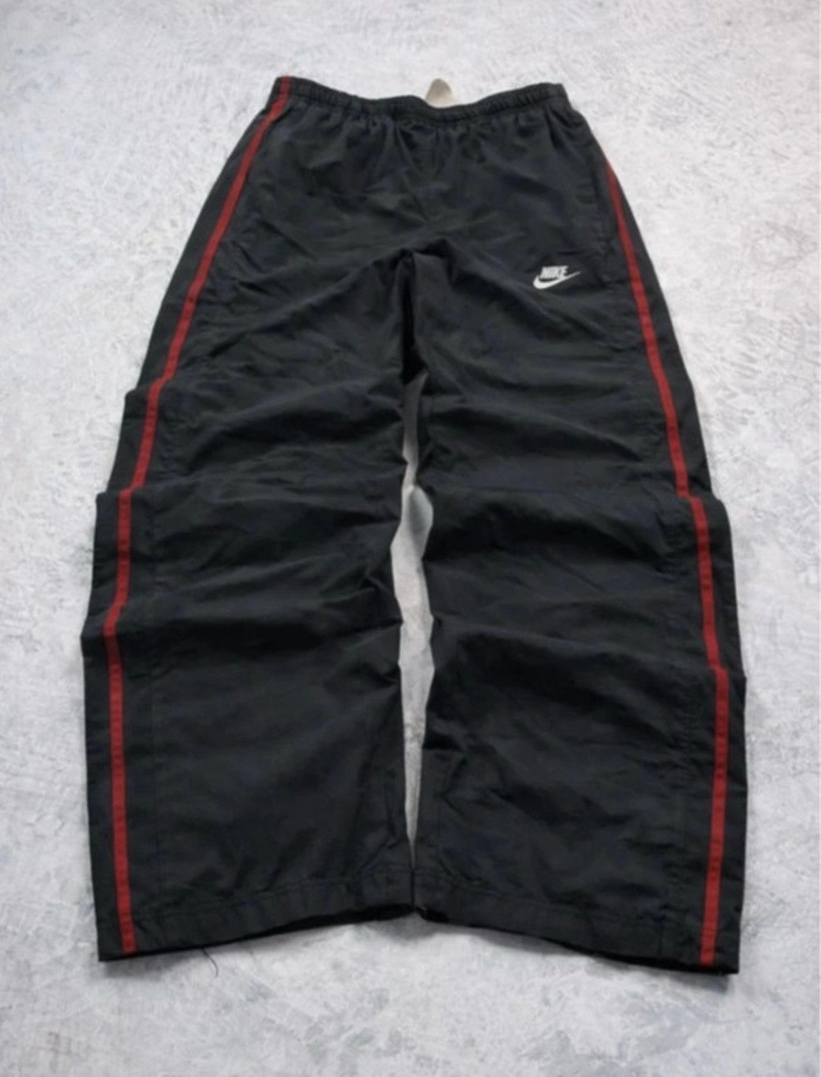 Nike Vintage Ultra Baggy Nike track Pants grube double layer Size US 32 / EU 48 - 2 Thumbnail