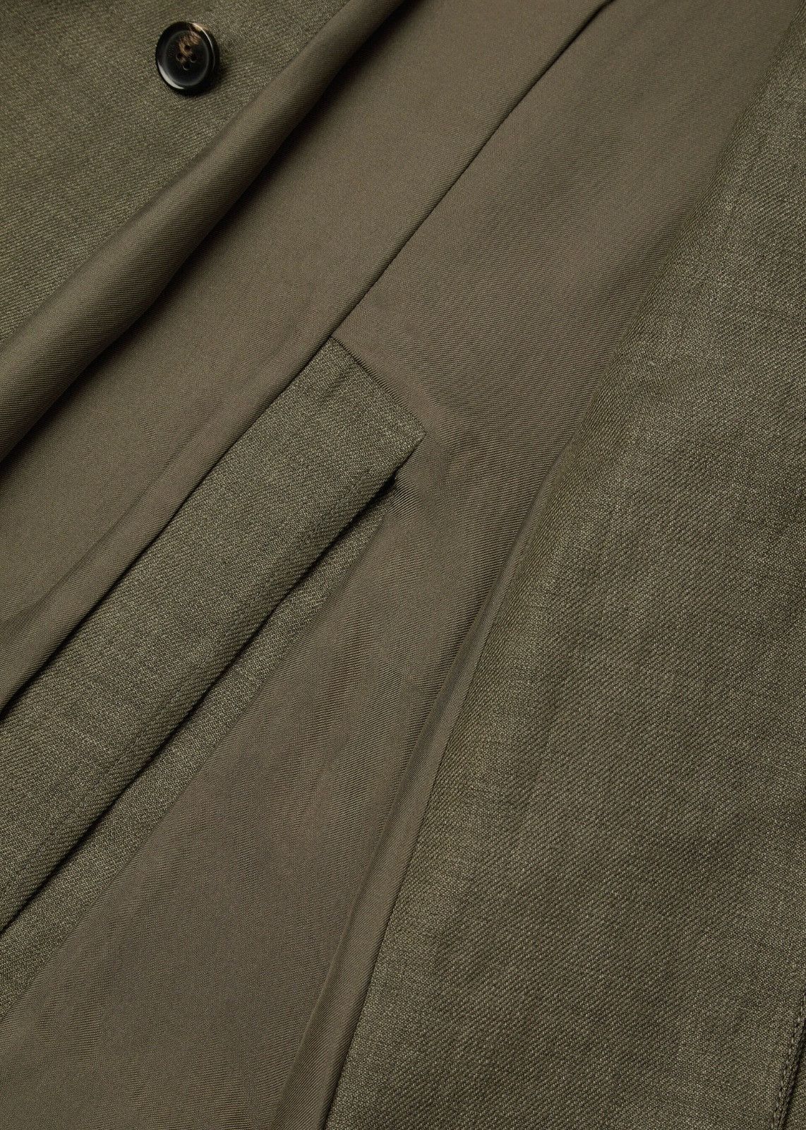 Loro Piana o1srvl11e0526 FAP0065 Genny Double-breasted Jacket Green Size S / US 4 / IT 40 - 4 Thumbnail