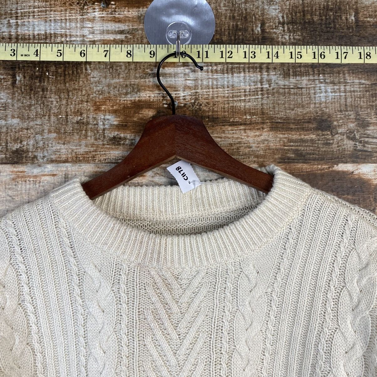 Vintage DL Uniqlo vintage White Knitwear #C1178 Size M / US 6-8 / IT 42-44 - 4 Thumbnail