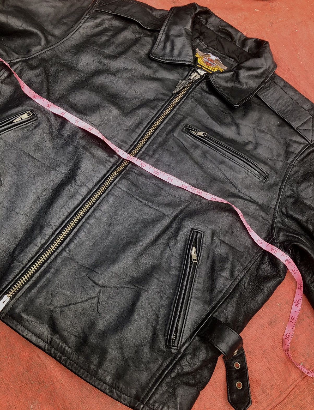 Harley Davidson HARLEY DAVIDSON LEATHER JACKET Size US L / EU 52-54 / 3 - 21 Thumbnail