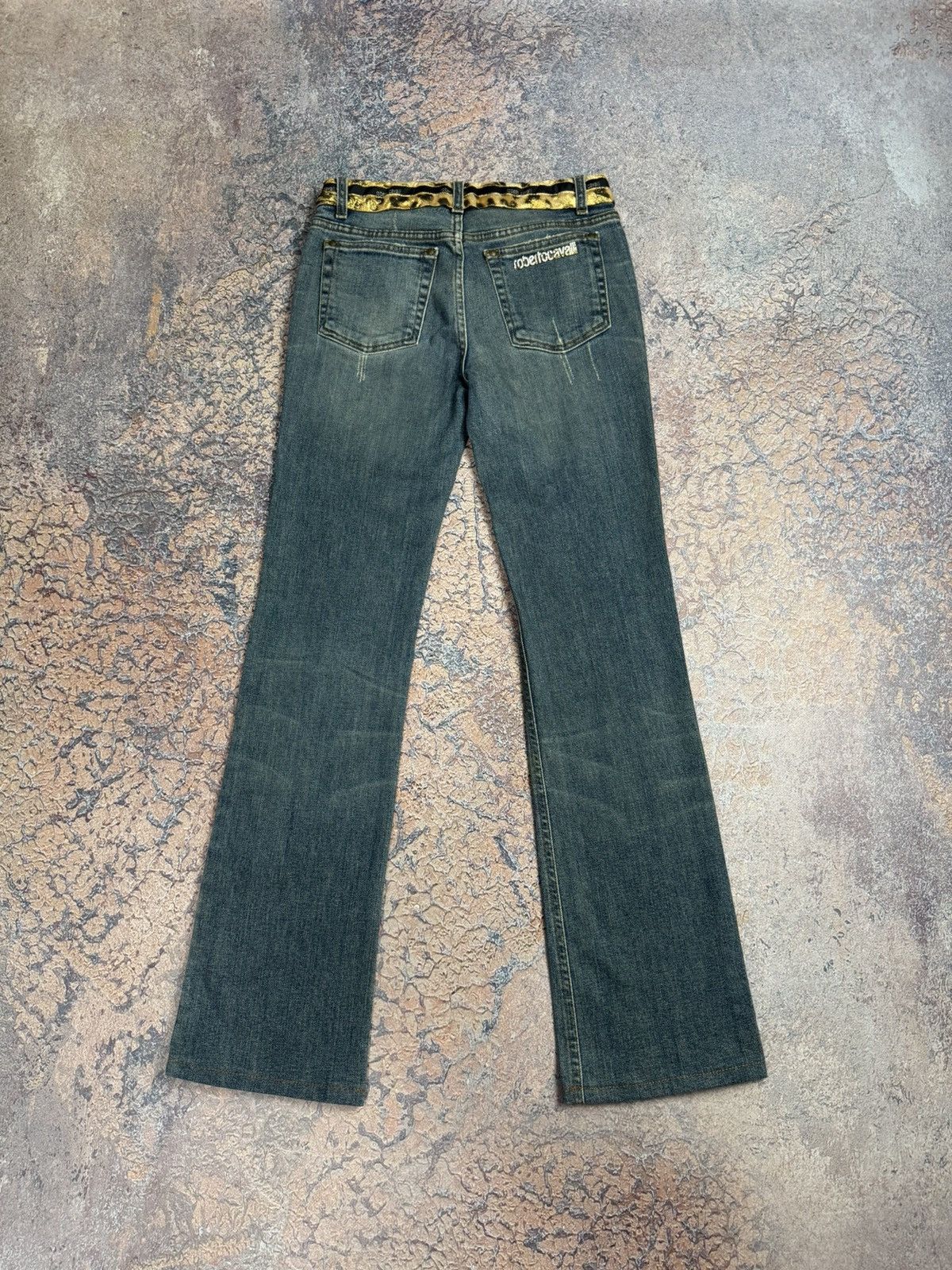 Roberto Cavalli Roberto Cavalli Straight Fit Denim Low Rise Jeans Y2K Size 27" / US 4 / IT 40 - 1 Thumbnail