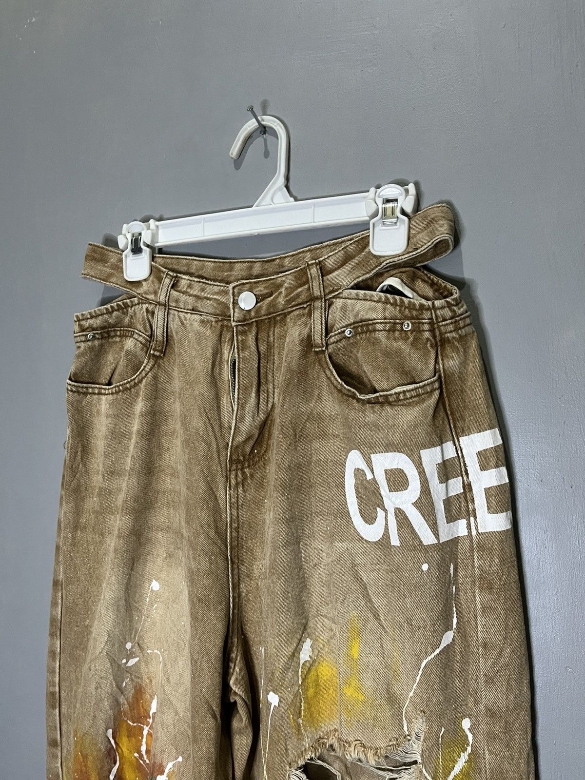 If Six Was Nine × Japanese Brand Y2K Flared Jeans Size US 31 - 3 Thumbnail