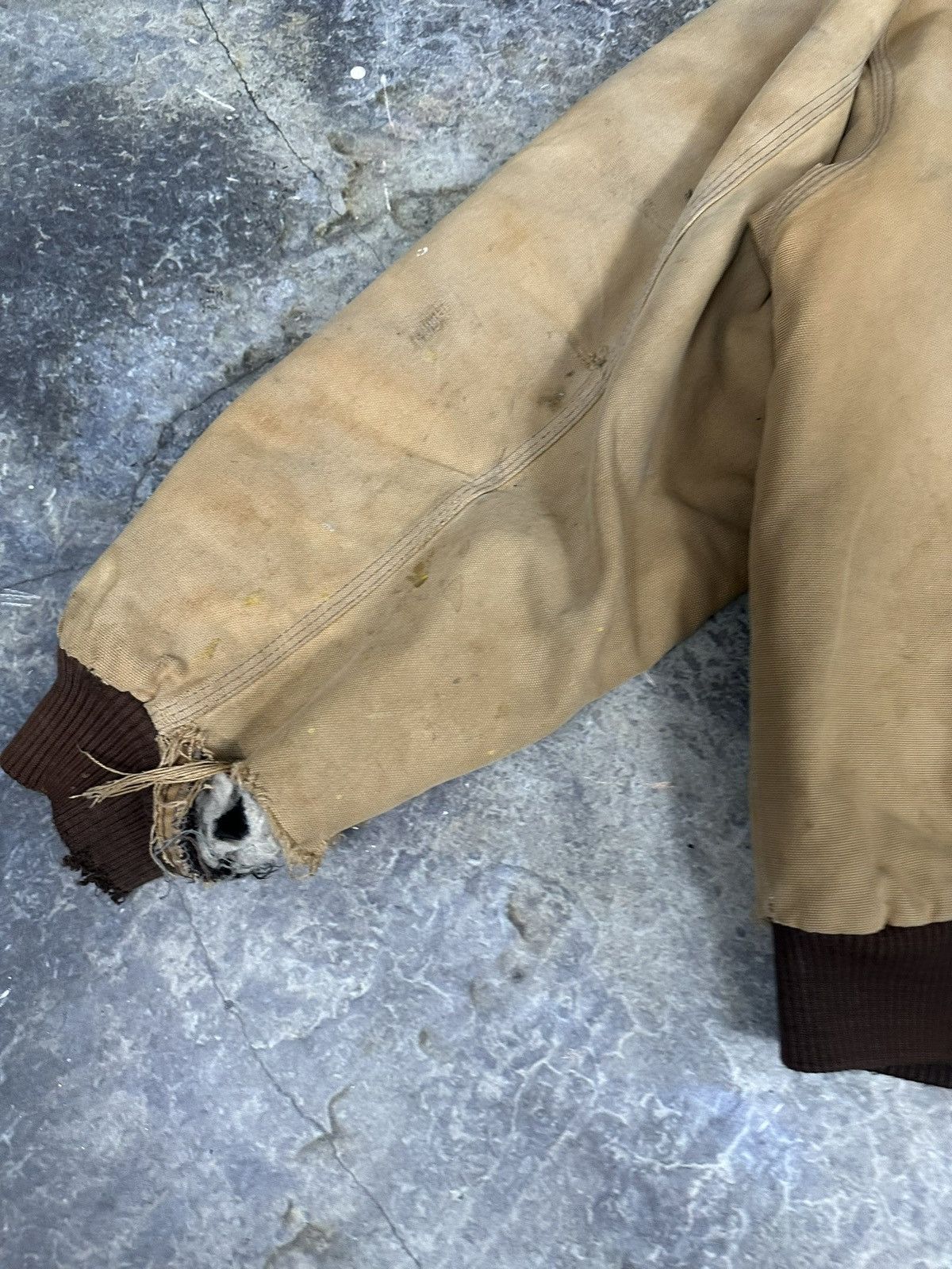 Designer × Vintage Vintage Carhartt Style Hooded Jacket Size US L / EU 52-54 / 3 - 7 Thumbnail