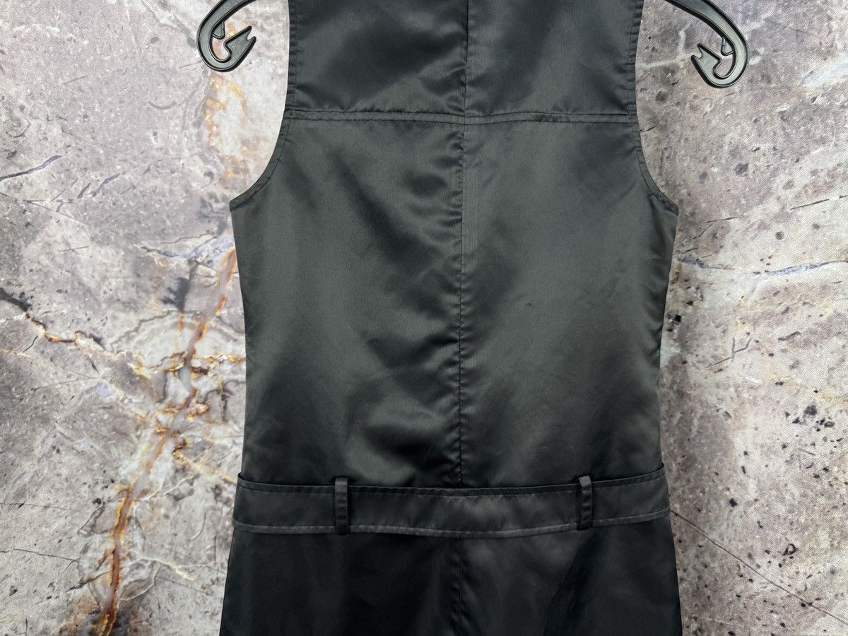 Japanese Brand Nice Claup Women’s Black Mini Dress Sleeveless Belted Size S Size S / US 4 / IT 40 - 10 Thumbnail