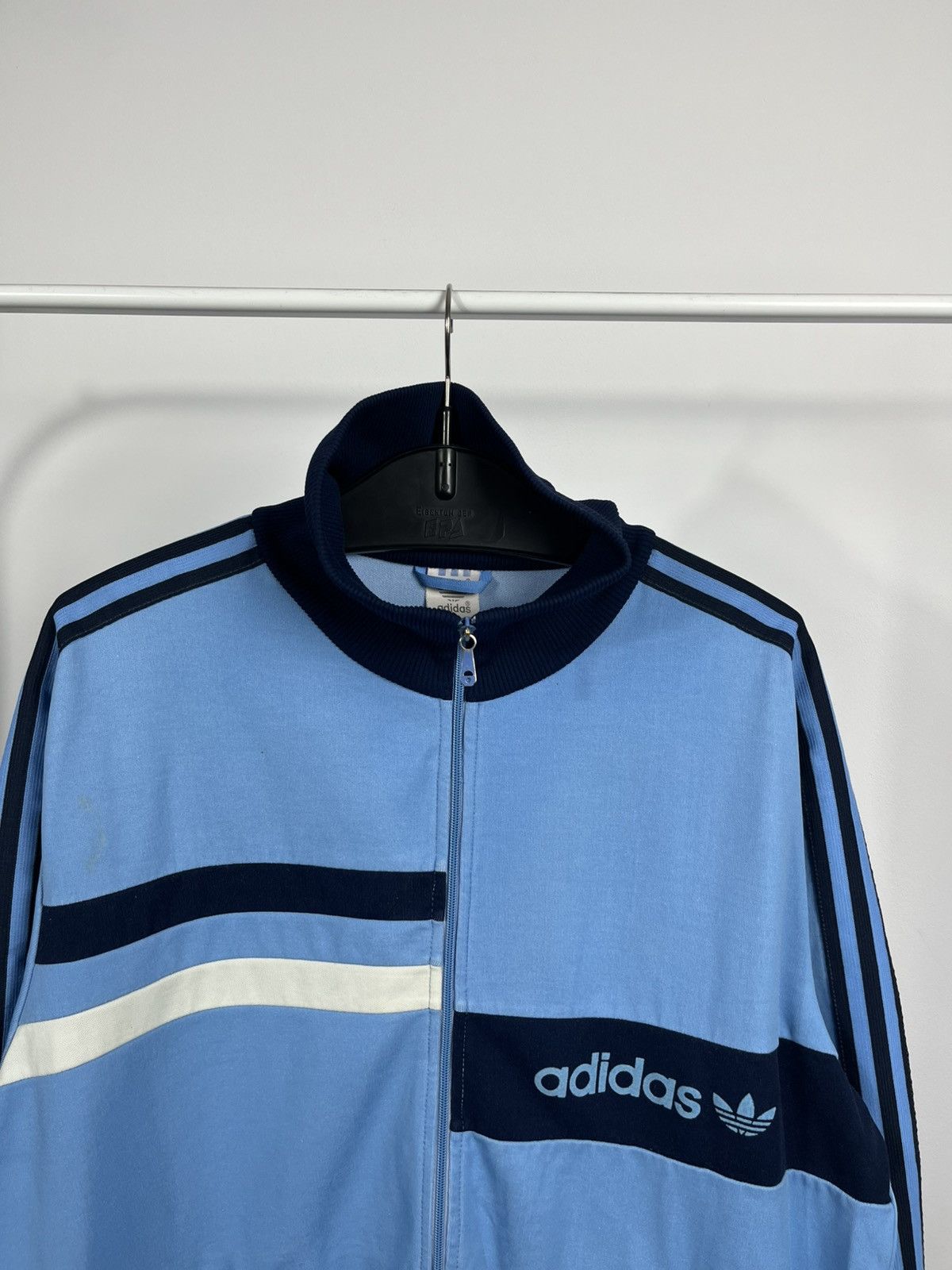 Adidas Vintage Adidas Track Jacket Blue Made in Yugoslavia XL Size US XL / EU 56 / 4 - 3 Thumbnail
