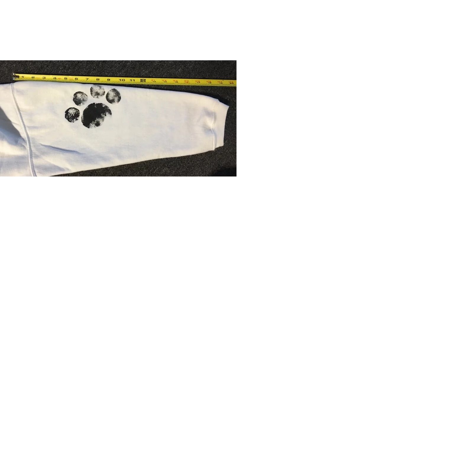 Vintage VINTAGE 90s Paw Prints Faded All Over Print Sweatshirt Sweatpants L Women Hoodie White Mens No; correct: remove invalid? Size L / US 10 / IT 46 - 10 Thumbnail