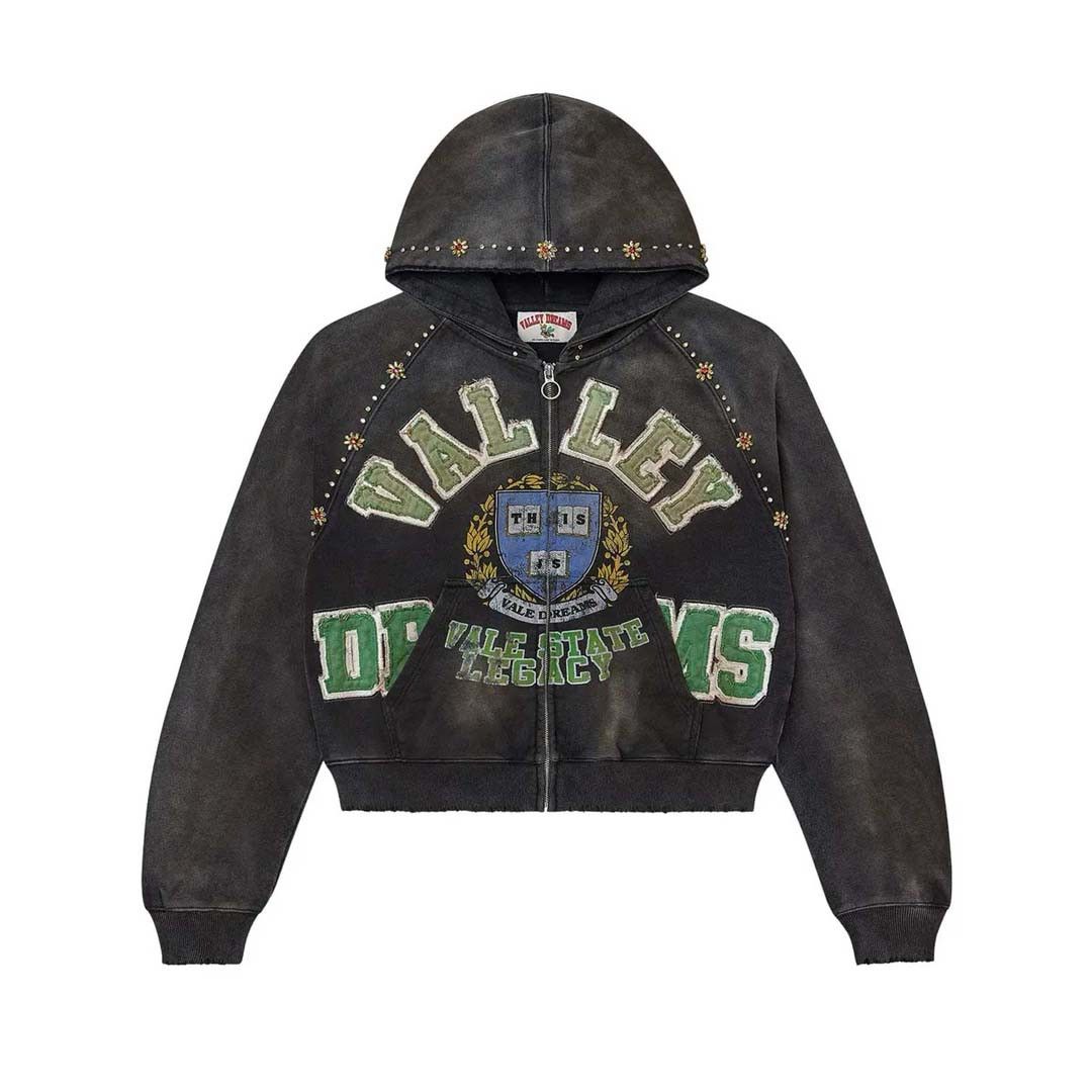 Vale Forever Gem Zip Up Hoodie Black Size US L / EU 52-54 / 3 - 1 Thumbnail