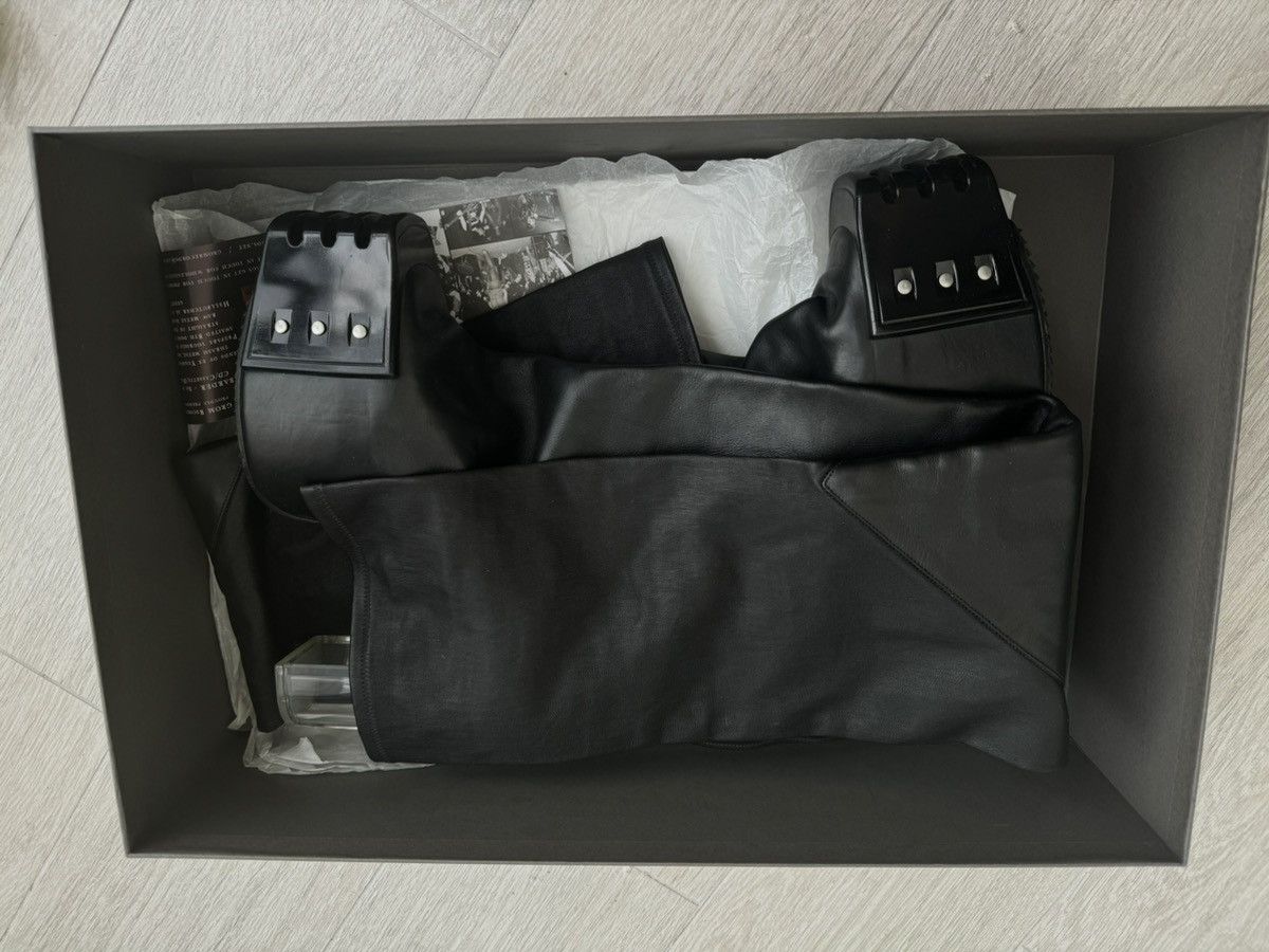 Rick Owens NEW ♟️ SAMPLE GRILL FLARED KISS GRADIENT LUXOR BOOTS Size US 11 / EU 44 - 5 Thumbnail