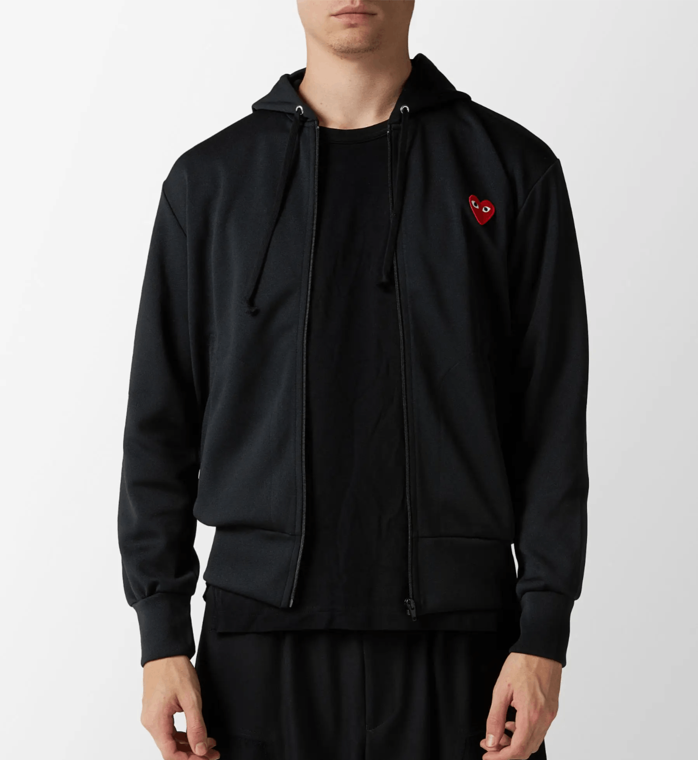 Comme des Garcons Comme des Garçons Play Zip Hoodie Jacket M Size US M / EU 48-50 / 2 - 2 Thumbnail
