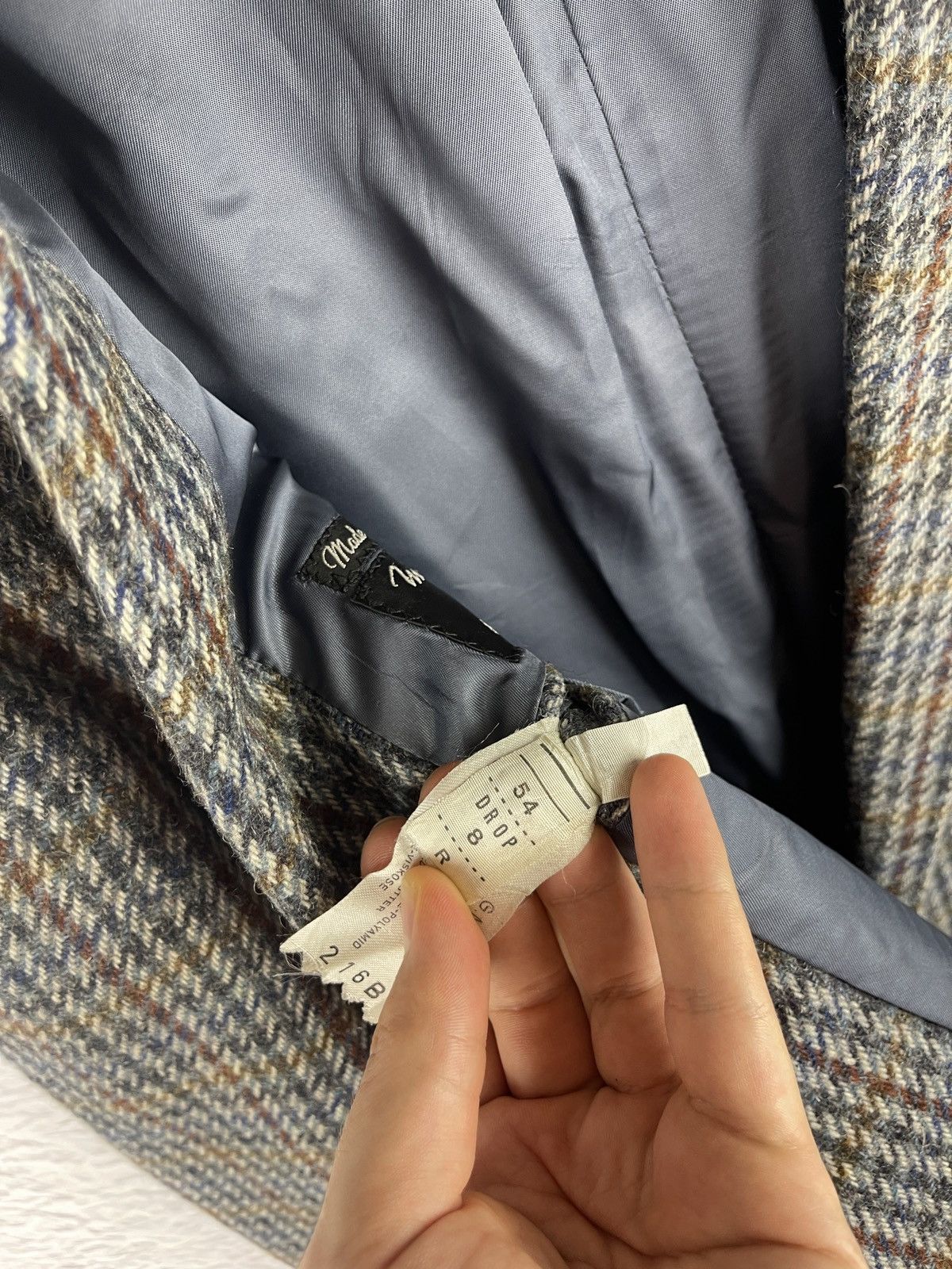 Other Marzotto Serie Oro vintage 70s 80s wool 2 button blazer Size 44R - 12 Thumbnail