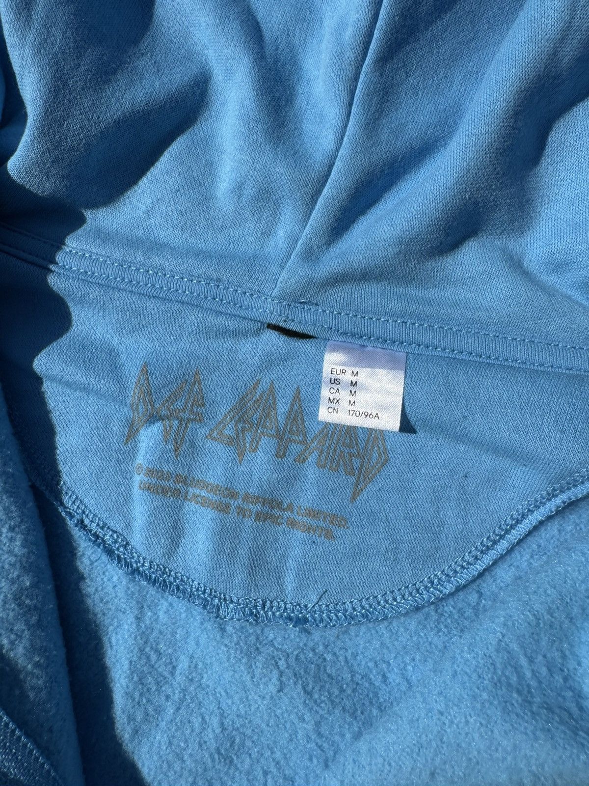 Band Tees Def Leppard Boxy Fit Zip Hoodie Size US M / EU 48-50 / 2 - 5 Thumbnail