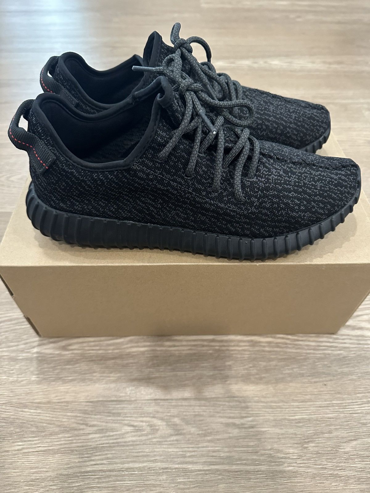 Yeezy Size 12.5- Adidas Yeezy Boost 350 2023 Pirate Black Size US 12.5 / EU 45-46 - 4 Thumbnail