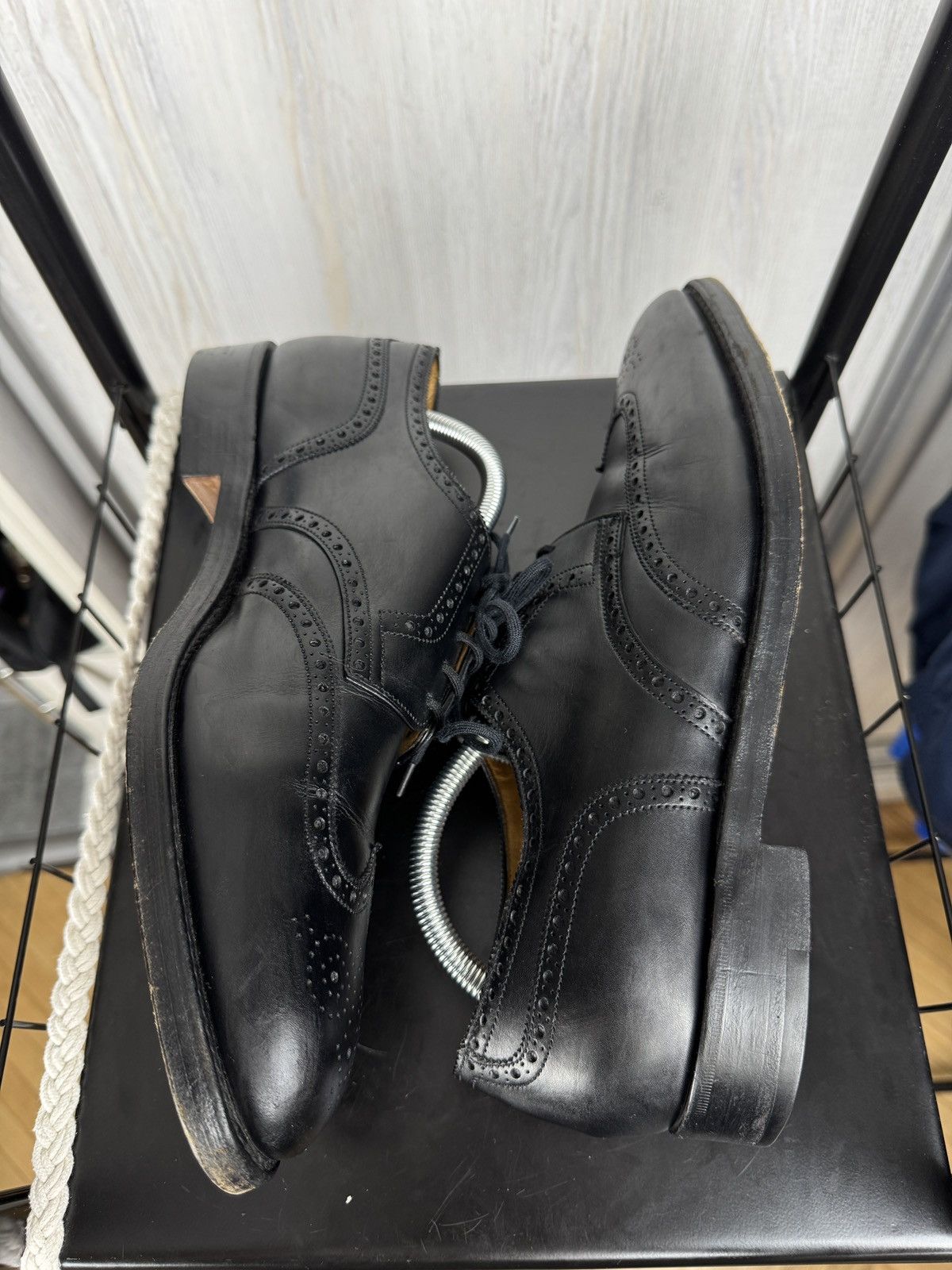 John Lobb John Lobb Darby Black Oxford Derby Classic Shoes 10E Size US 10 / EU 43 - 9 Thumbnail