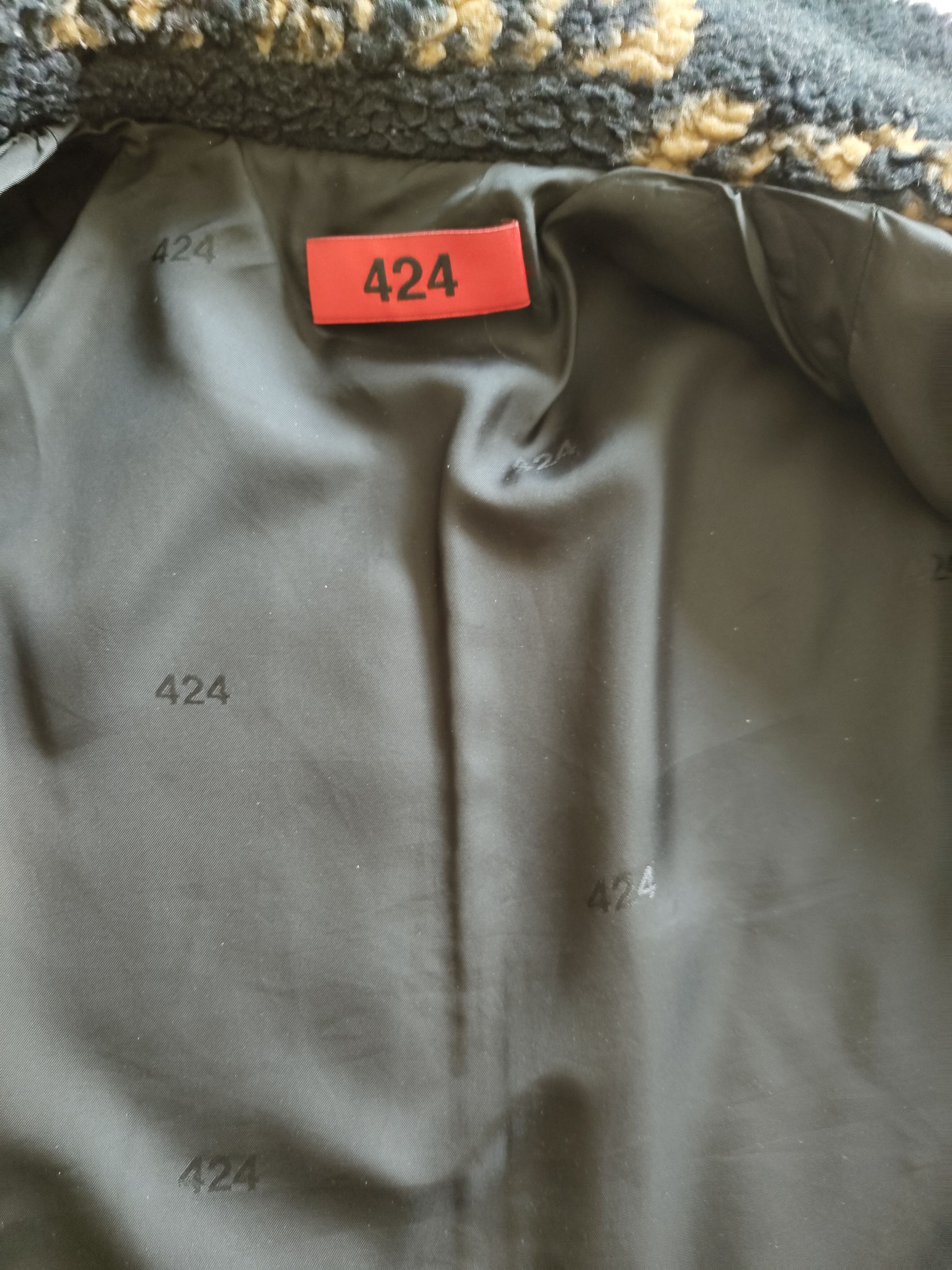 424 424 Paisley Sherpa Jacket Size US M / EU 48-50 / 2 - 5 Thumbnail