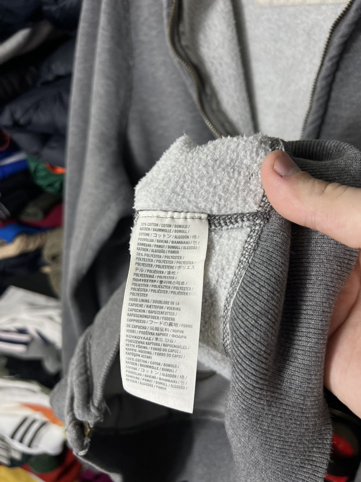 Abercrombie & Fitch Vintage Abercrombie & Fitch Moose Zip Hoodie Grey Size XL Size US XL / EU 56 / 4 - 13 Thumbnail
