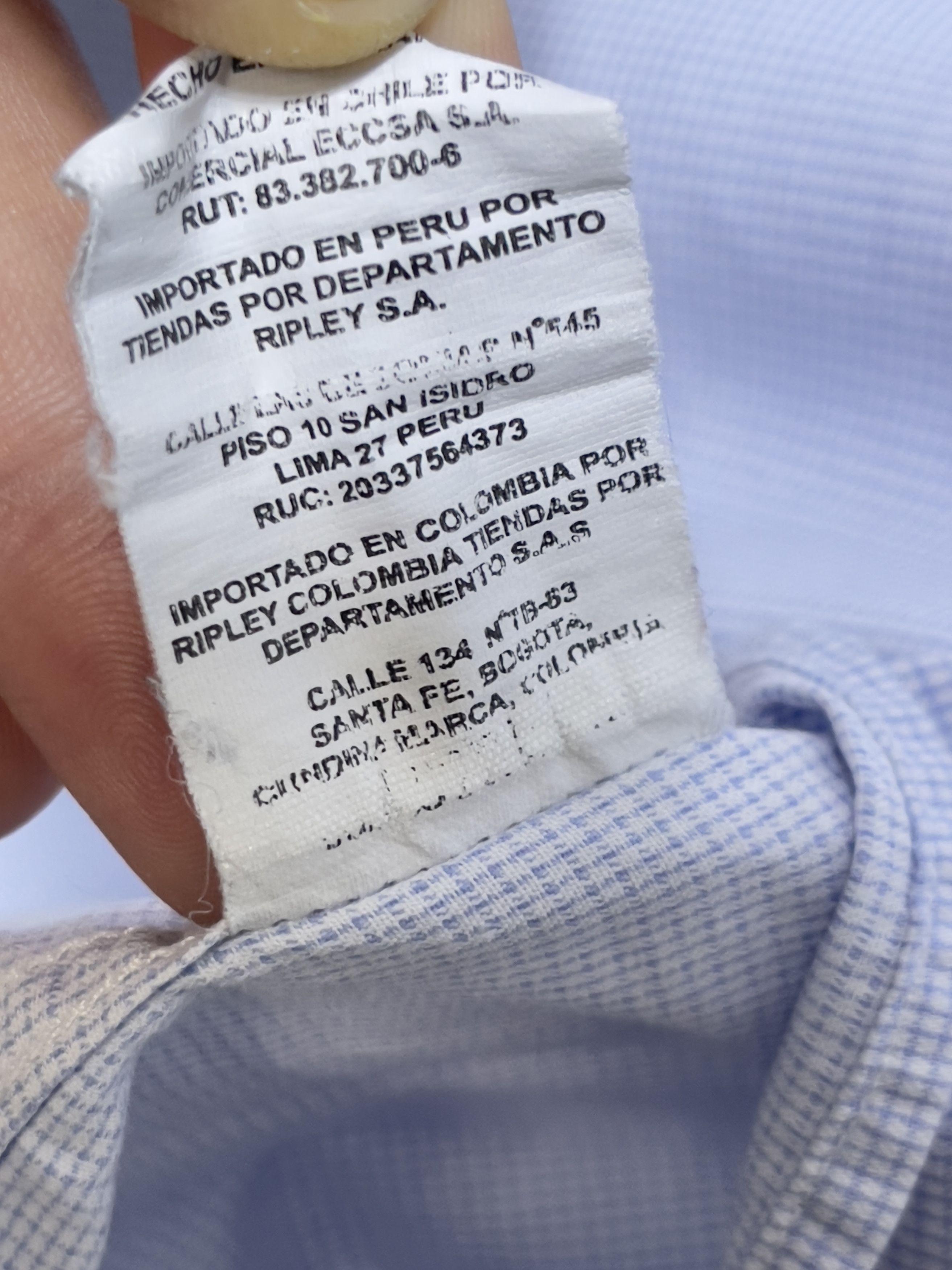 Givenchy 🔥 Givenchy 4G shirt long sleeve cotton light blue striped Size US M / EU 48-50 / 2 - 10 Thumbnail