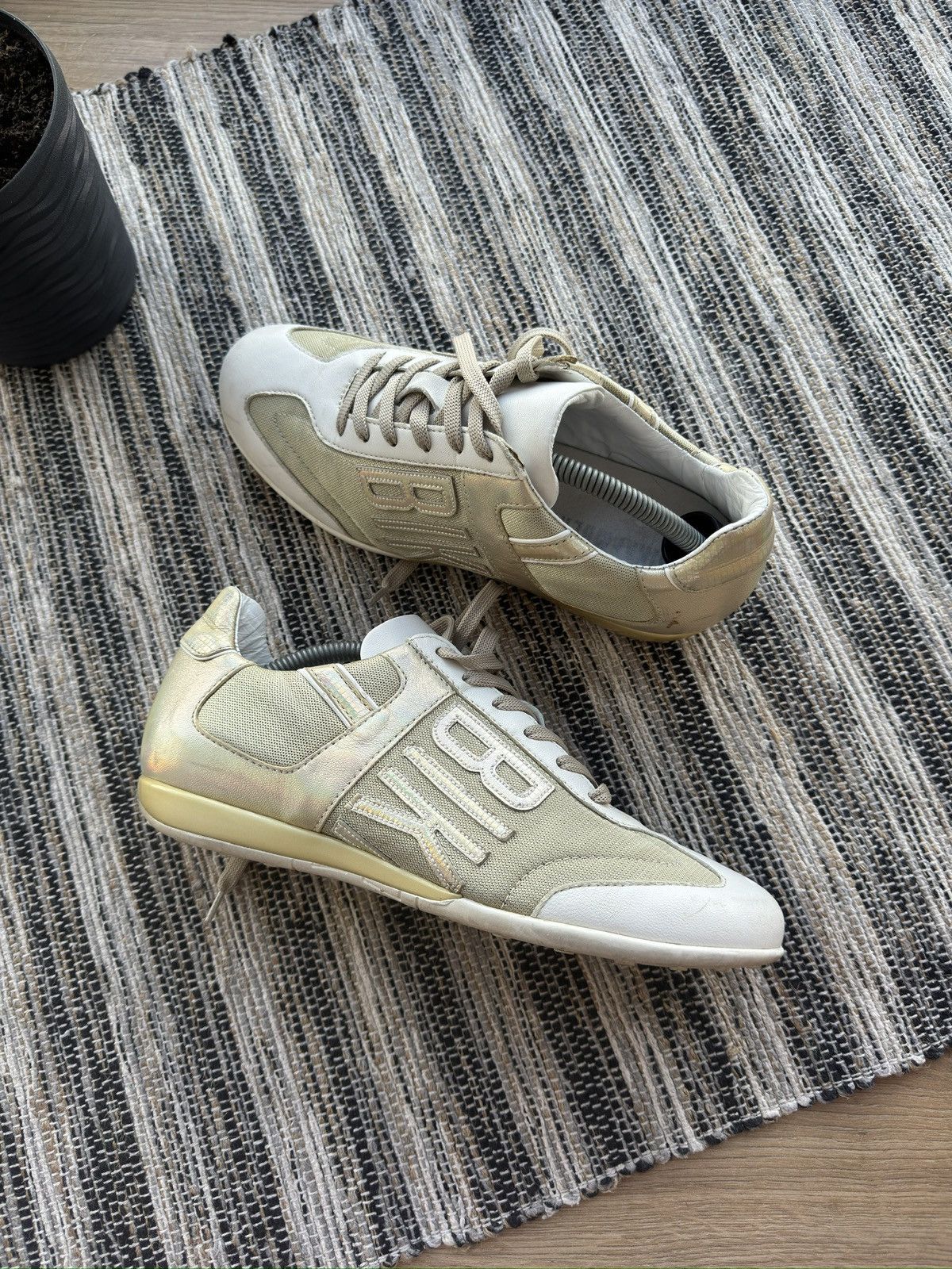 Dirk Bikkembergs Dirk Bikkembergs Vintage Leather Trainer Sneakers Shoes Size US 6 / IT 36 - 2 Thumbnail