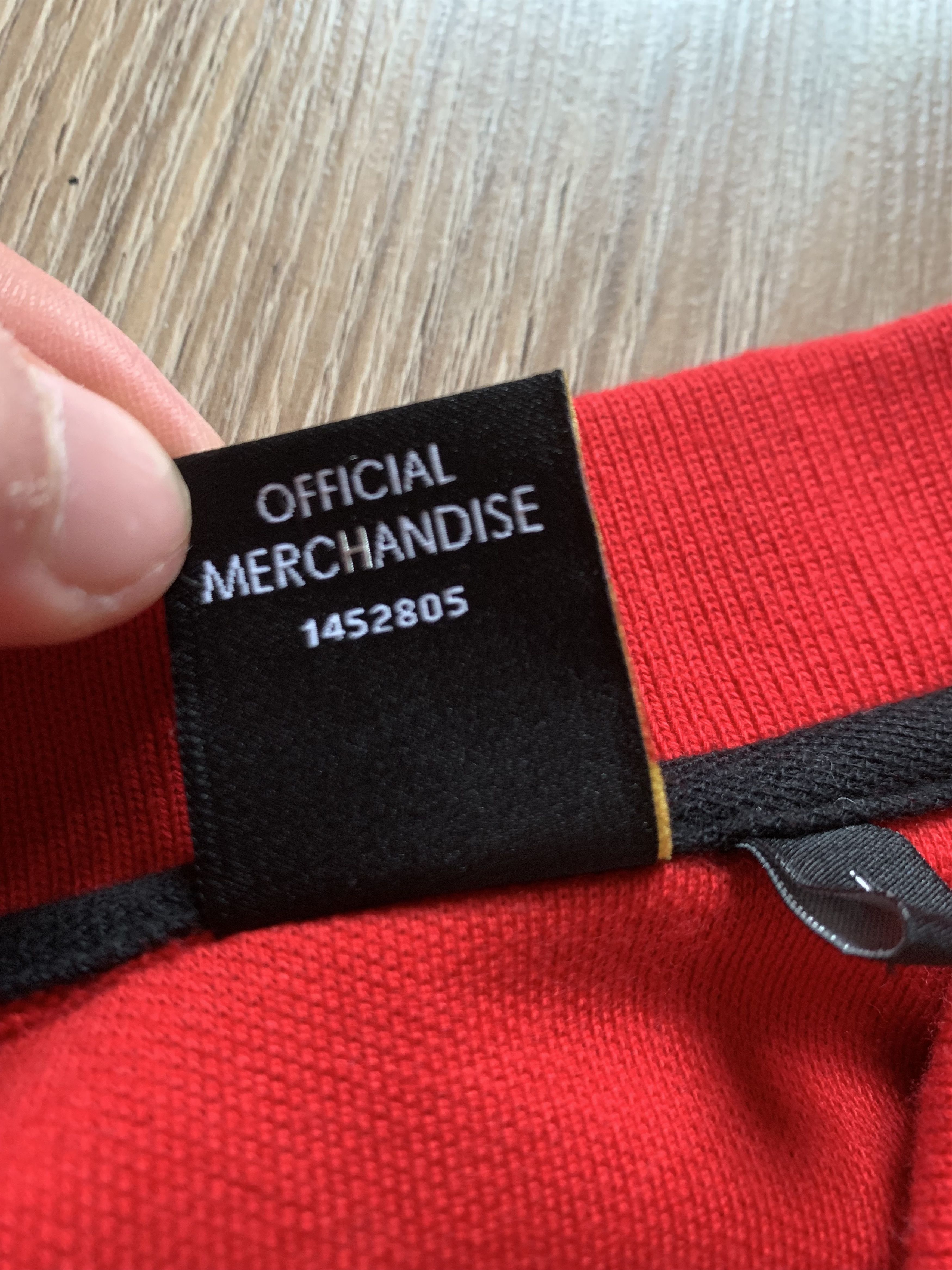 Other Manchester United Red Cotton Polo T-Shirt Size US L / EU 52-54 / 3 - 6 Thumbnail
