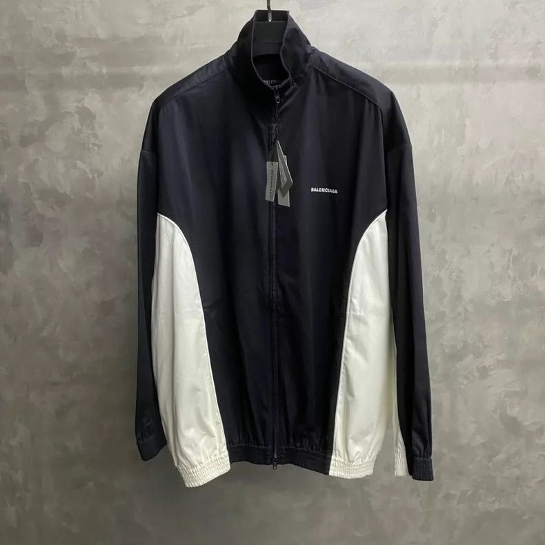 Balenciaga Balenciaga Black and white patchwork embroidered logo jack Size US S / EU 44-46 / 1 - 1 Thumbnail