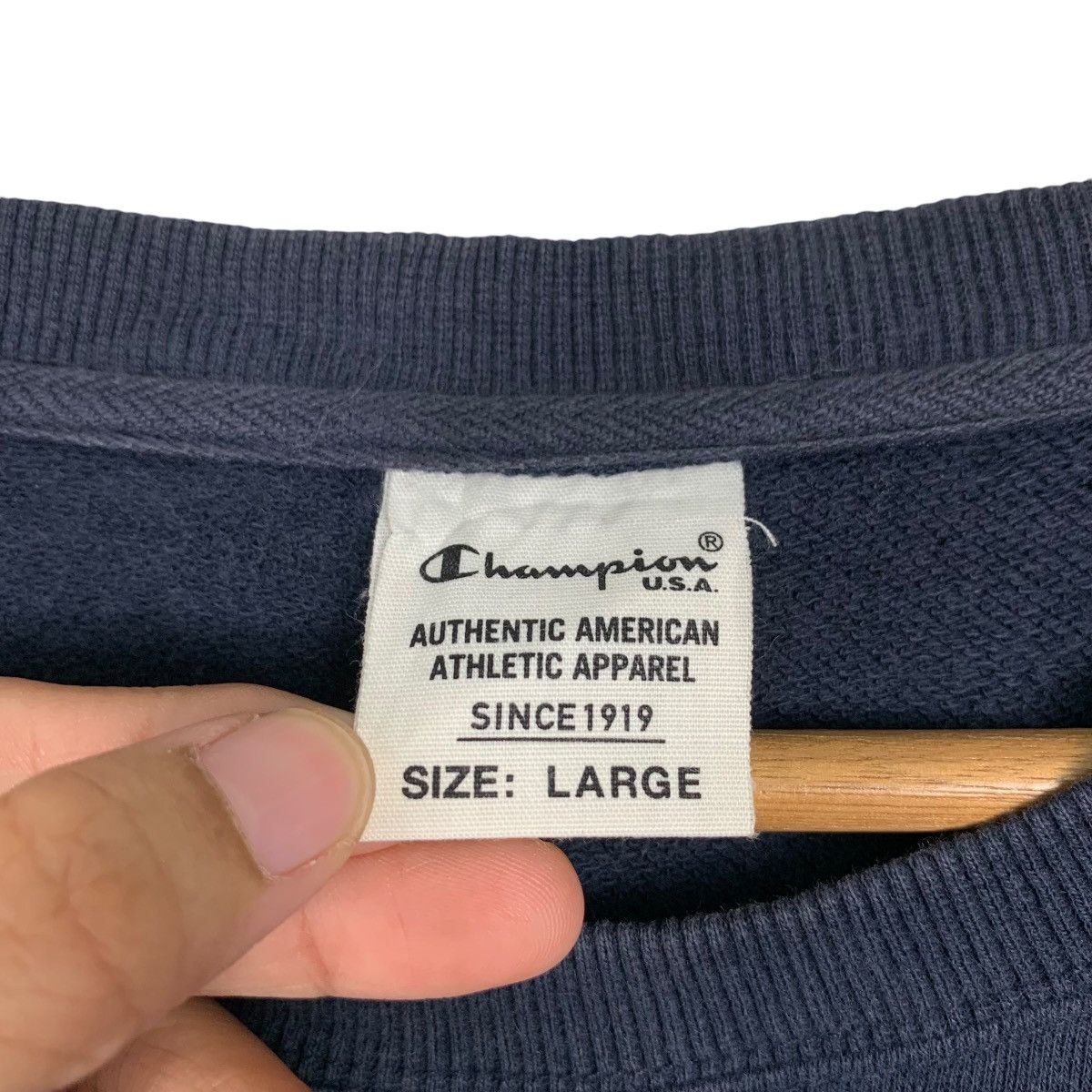 Champion CHAMPION USA Big Logo Crewneck Sweatshirt #1581-C71 Size US L / EU 52-54 / 3 - 11 Thumbnail