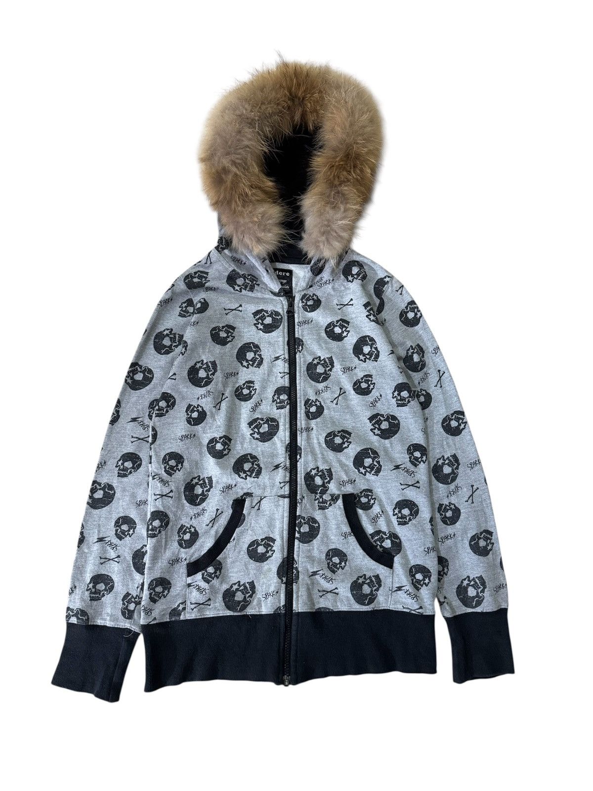 Japanese Brand FUR HOODIE BY SORRIDERE SPARKS LIKE LGB STYLE Size US S / EU 44-46 / 1 - 1 Thumbnail
