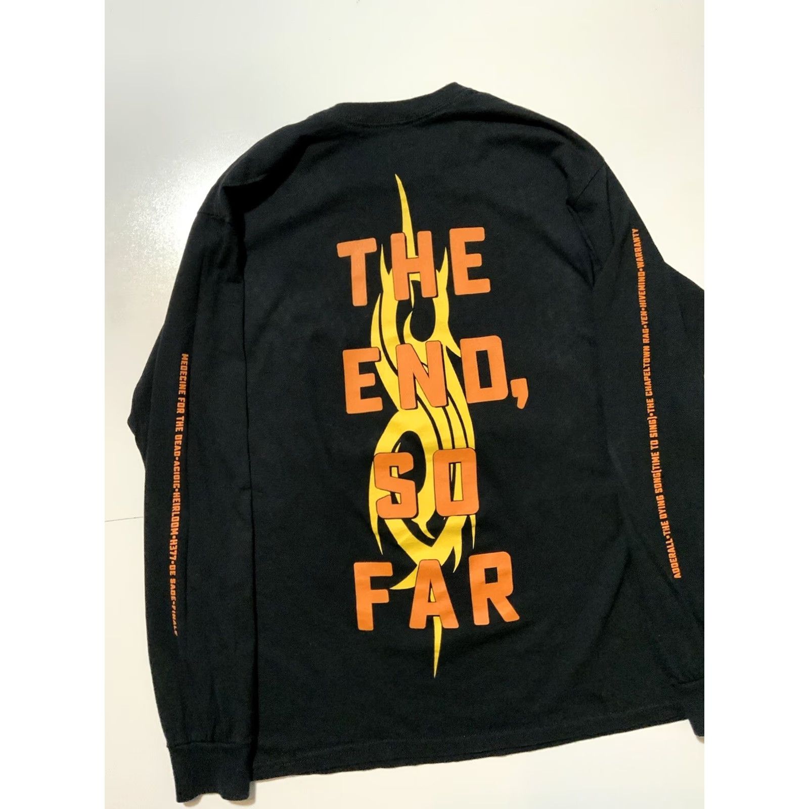 Vintage VINTAGE Slipknot The End So Far 2022 Heavy Metal Album Rock Band Merch L/S T-Shirt Sz. M Men Black Shirt Adult Medium Mens Size US M / EU 48-50 / 2 - 4 Thumbnail