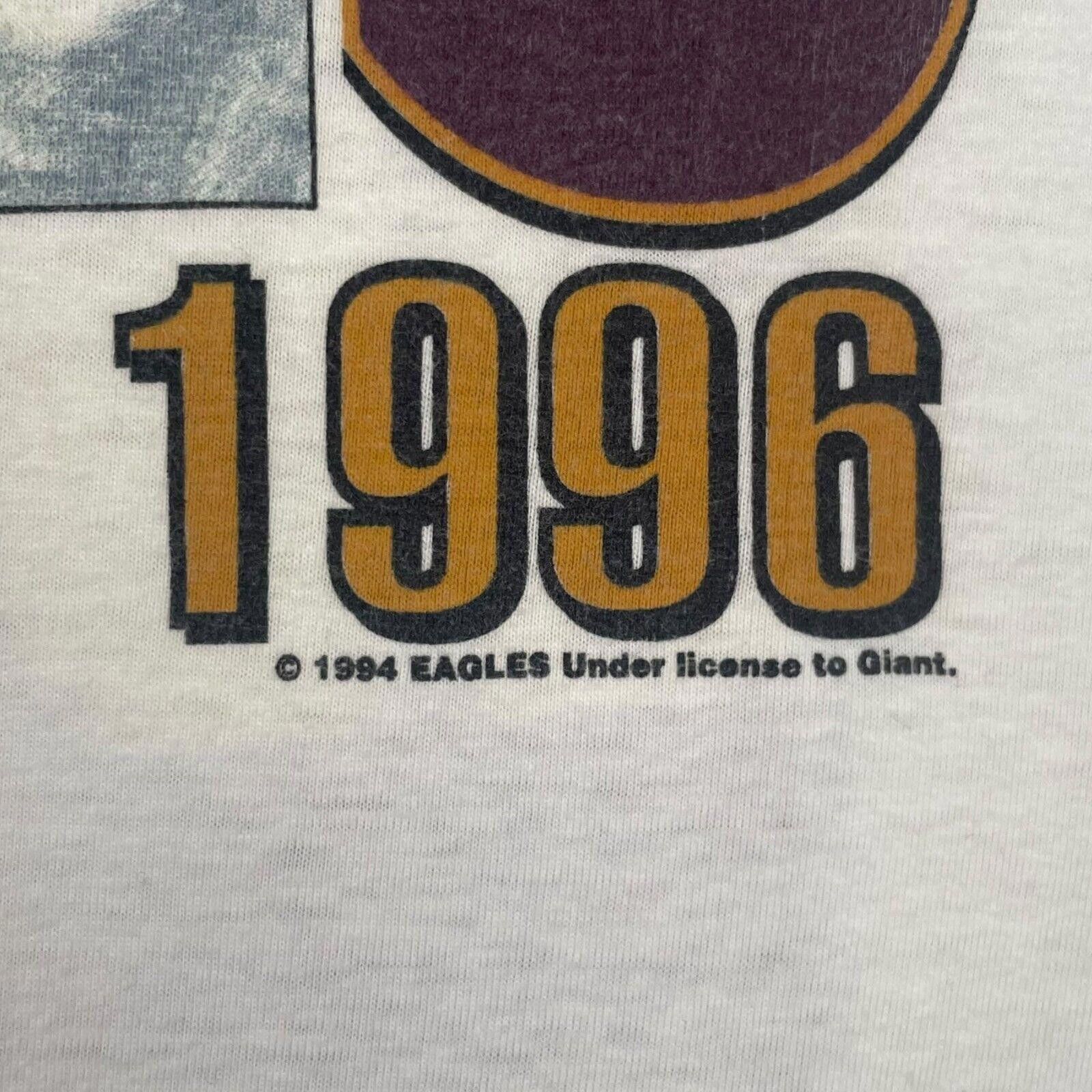 Designer Vintage 1996 Eagles Hotel California Single Stitch Tee Size US XL / EU 56 / 4 - 7 Thumbnail