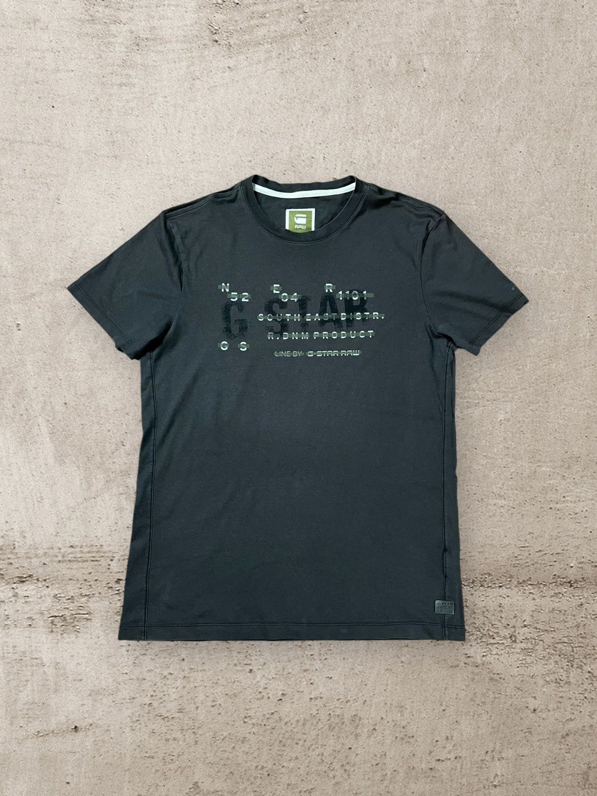 G-Star × Vintage Vintage G-star Raw Cargo Line T-shirt Size L Tee Size US M / EU 48-50 / 2 - 1 Thumbnail