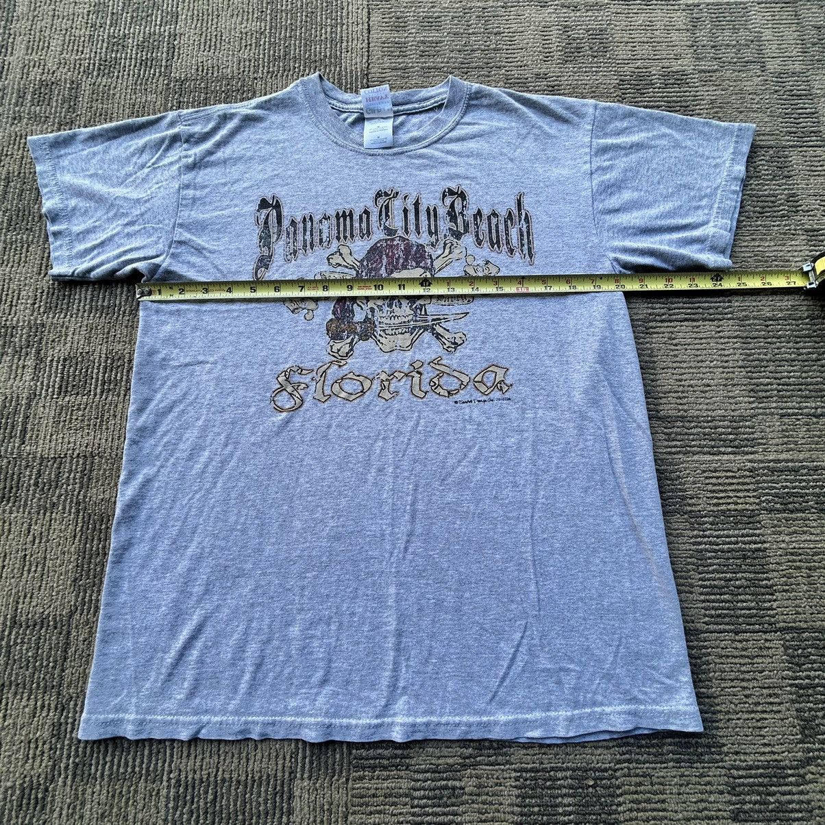Vintage Vintage Panama Beach Florida Skull Pirate Graphic T-shirt Size US M / EU 48-50 / 2 - 6 Thumbnail