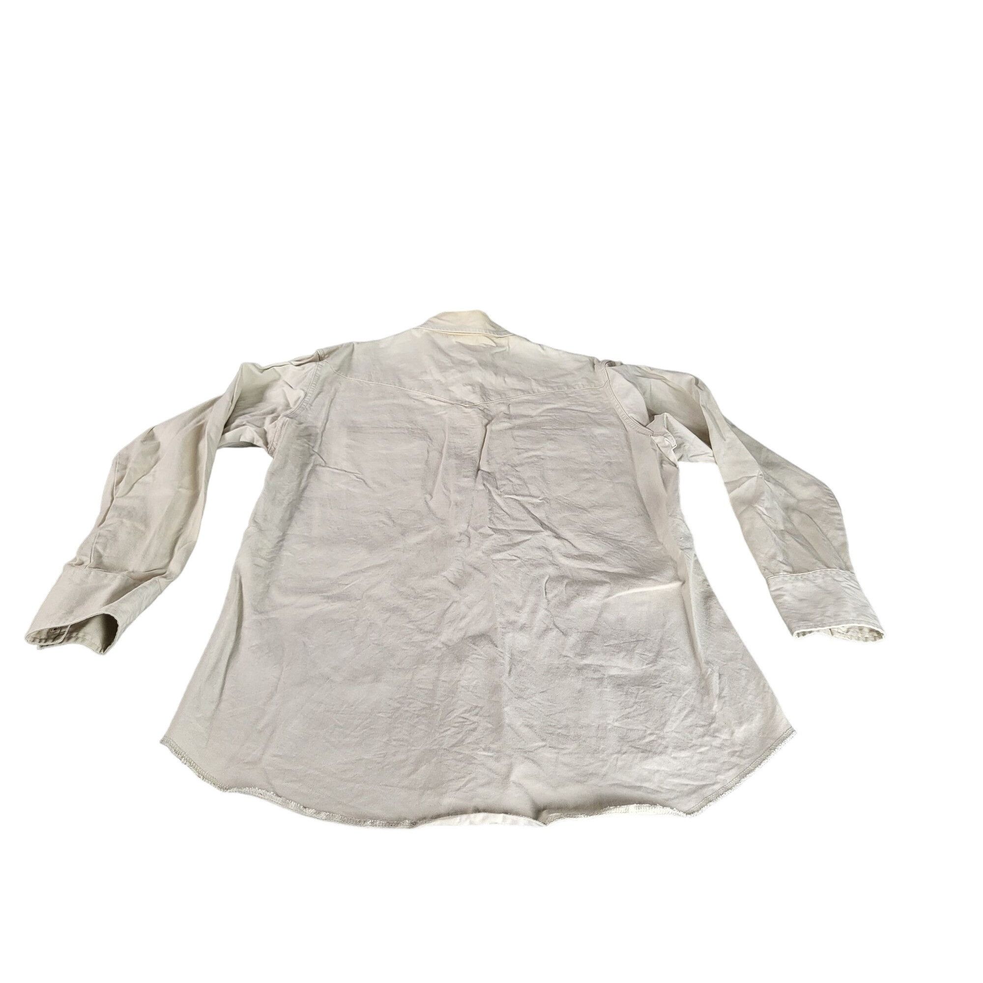 Wrangler Wrangler Pearl Snap Beige Shirt Men Sz XL Button Up Cowboy W Size US XL / EU 56 / 4 - 8 Thumbnail