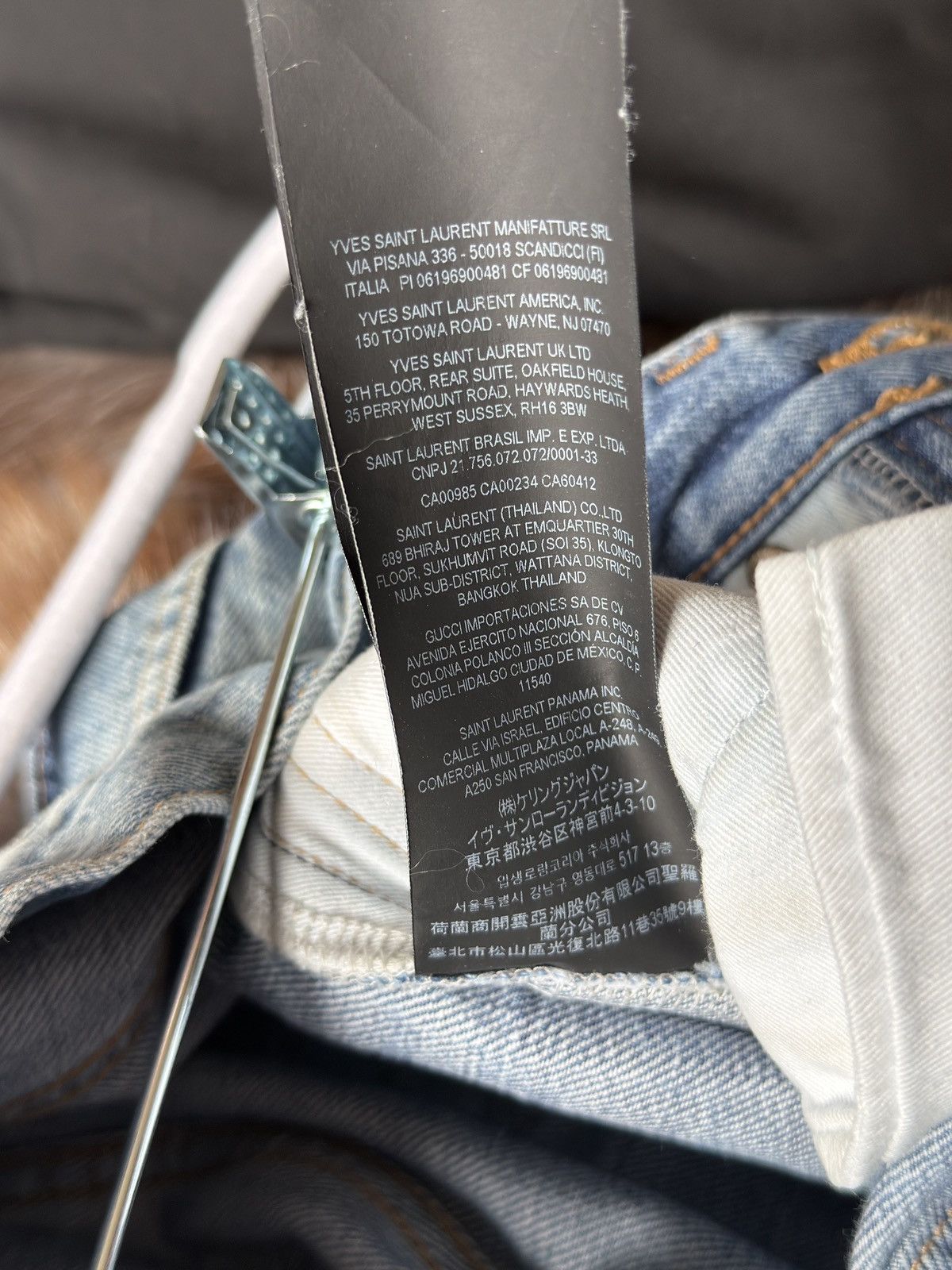 Saint Laurent Paris Saint Laurent Paris 2021 Washed Blue Jeans Size 25" / US 0 / IT 36 - 6 Thumbnail