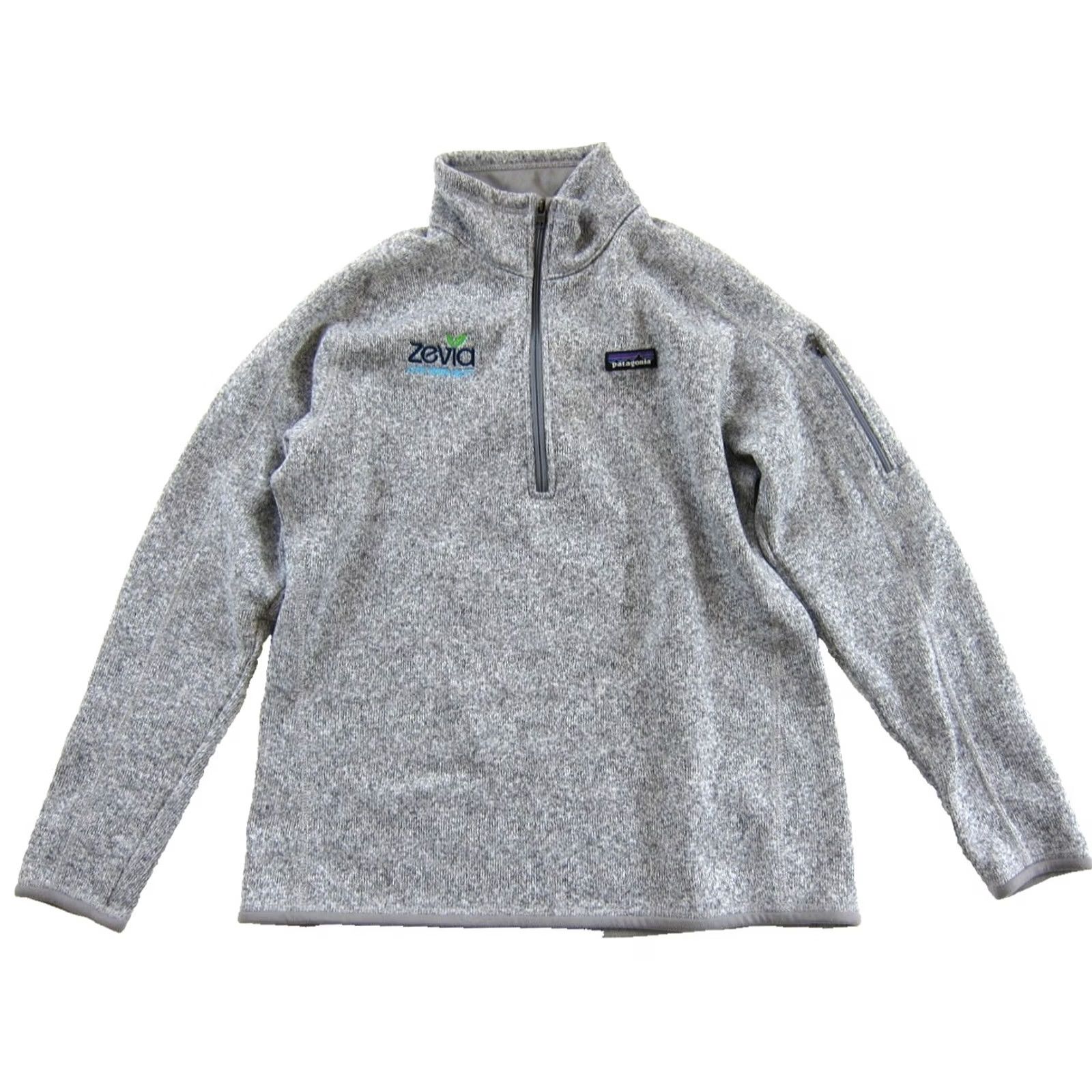 Patagonia Patagonia Sweater Womens L Gray New Zevia Logo Women Better Zip Fleece Pullover Size L / US 10 / IT 46 - 2 Thumbnail