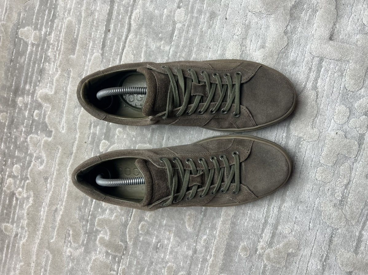 Boggi milano suede shoes classic streetwear green