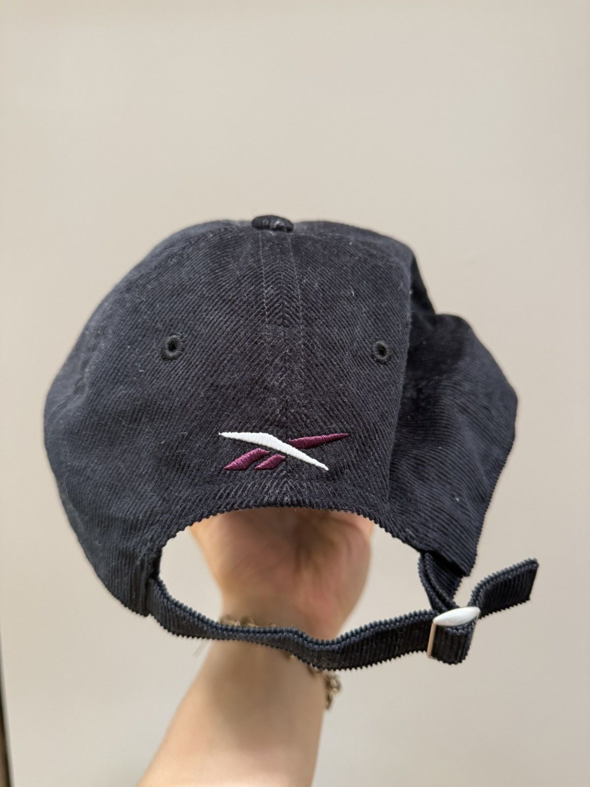 Palace Palace - Black Corduroy Logo Cap Size ONE SIZE - 3 Thumbnail